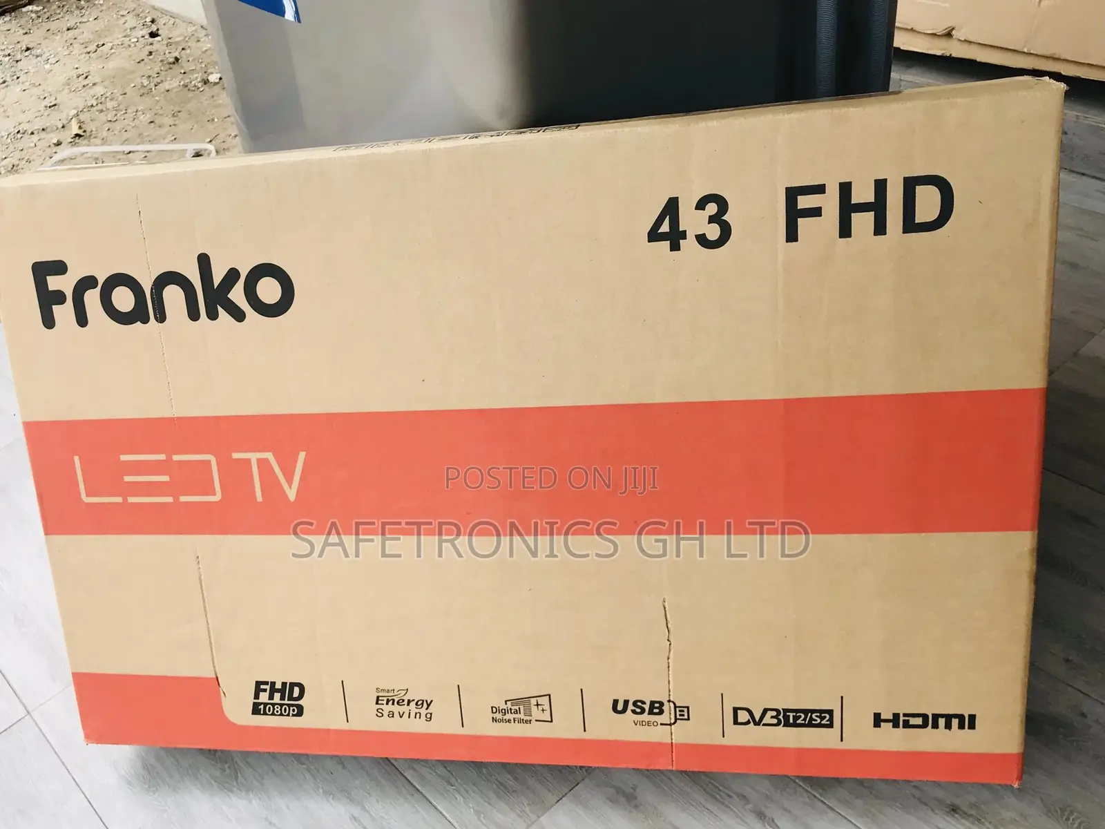 Franko Black Glossy LED  Digital Satellite Tv 