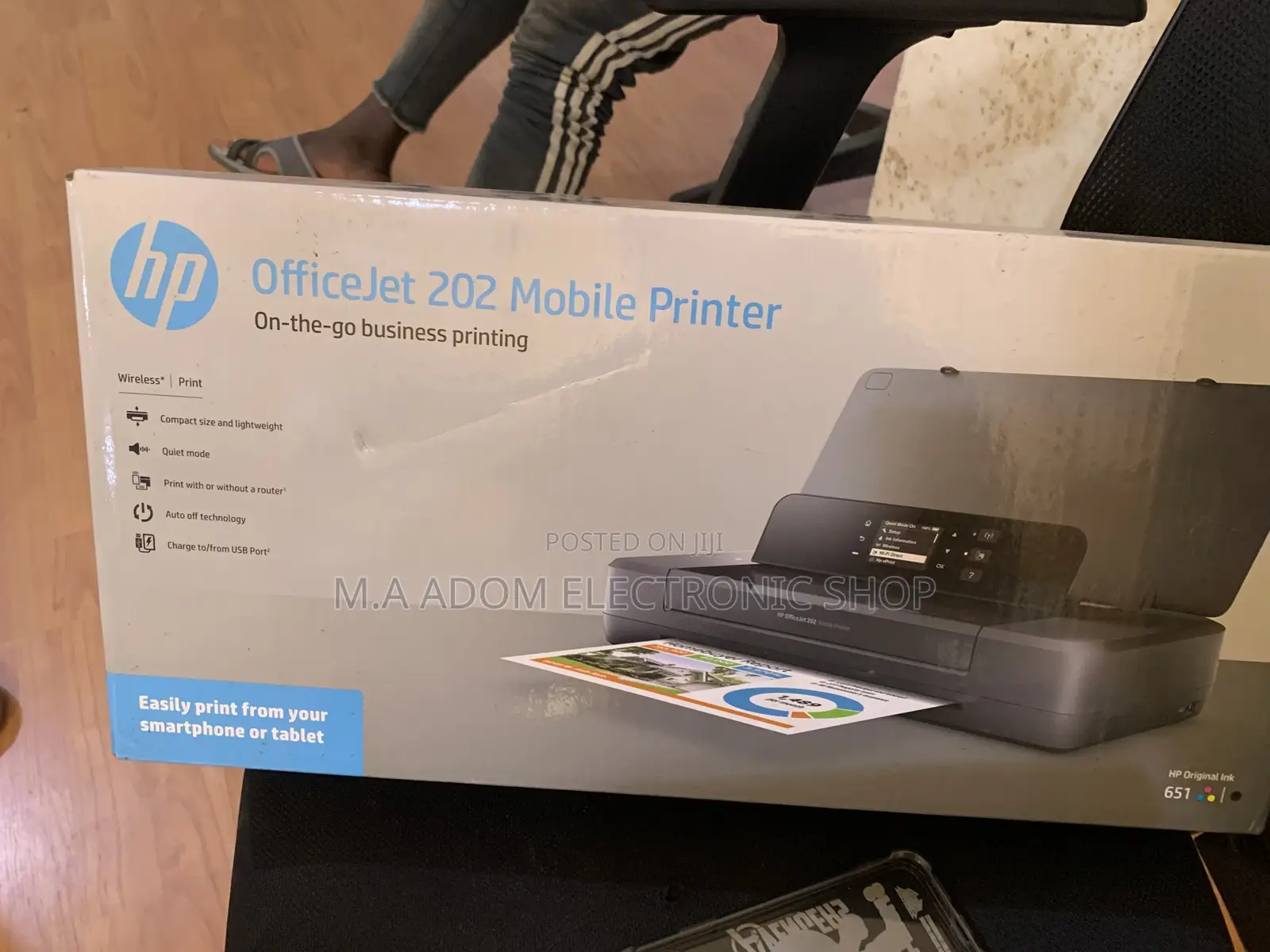 Easy Print From Your Fone Tablet Hp 202 Mobile Printer