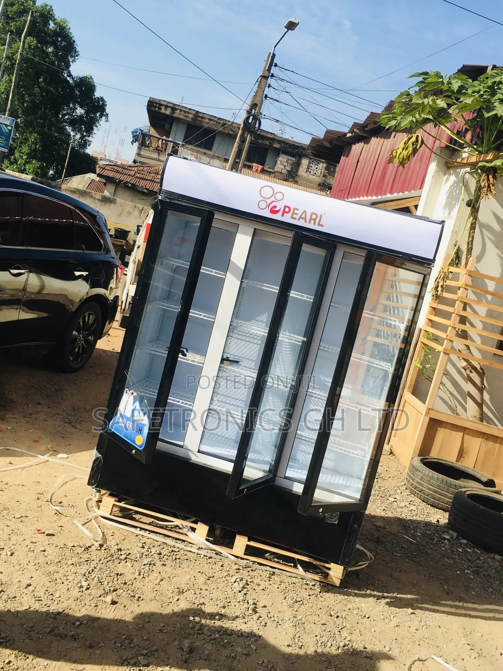 Pearl PVC-150 950 Liter 3 Doors Display Lasting Fridge