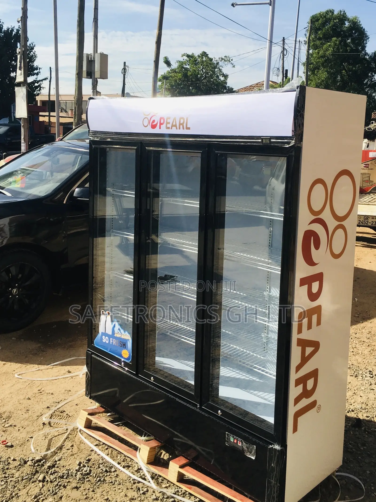 Pearl 3 Glass Doors Display 950 Liters PVC-150 Fridge