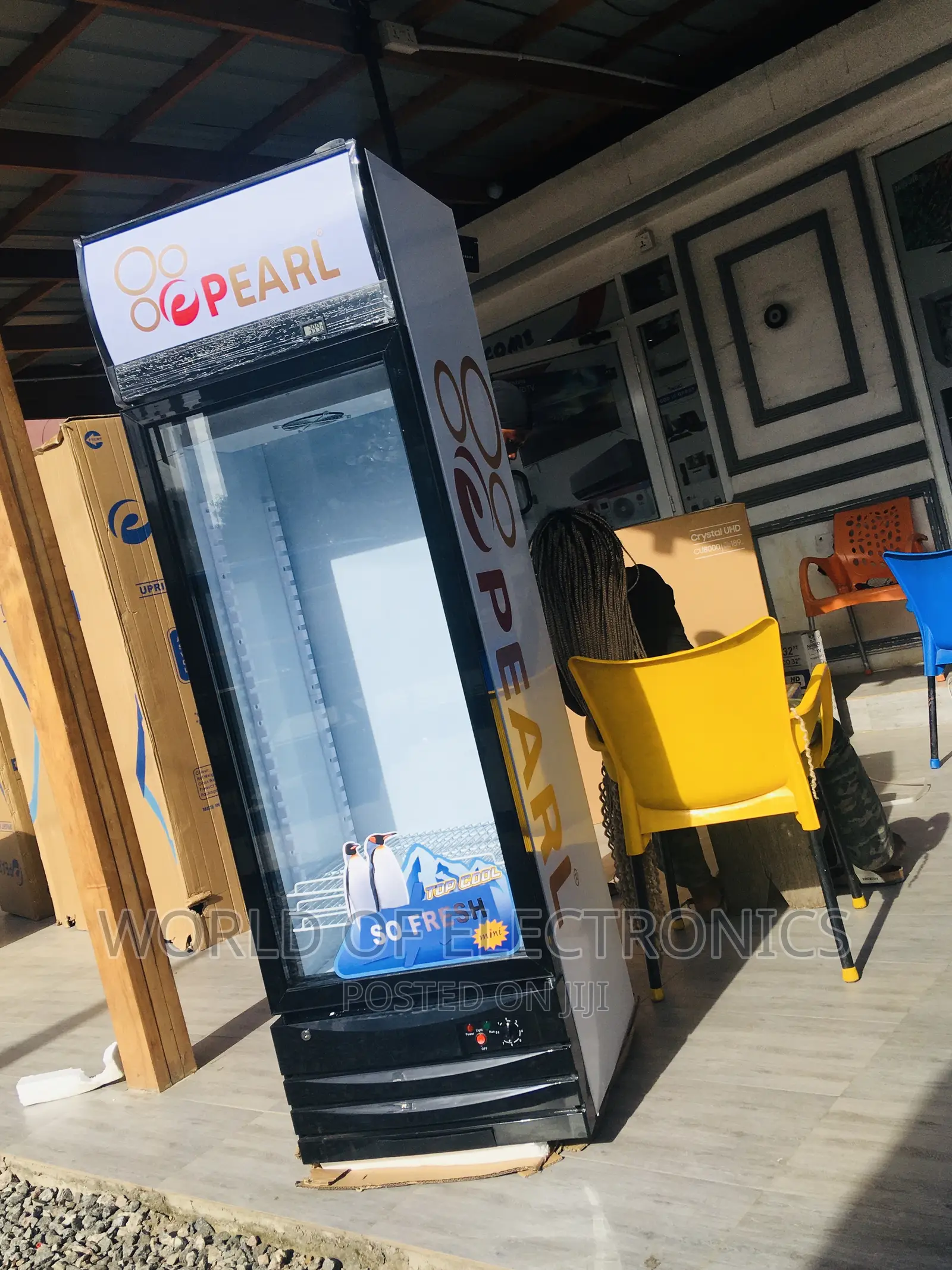 Fresh in Box PVC-28 Display Fridge Single Door