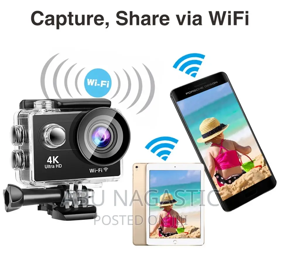  Action Camera 60 FPS Waterproof