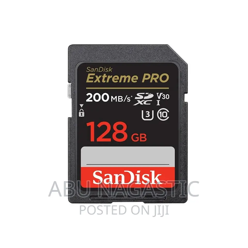 Extreme Pro Sandisk Camera SD Card 128GB