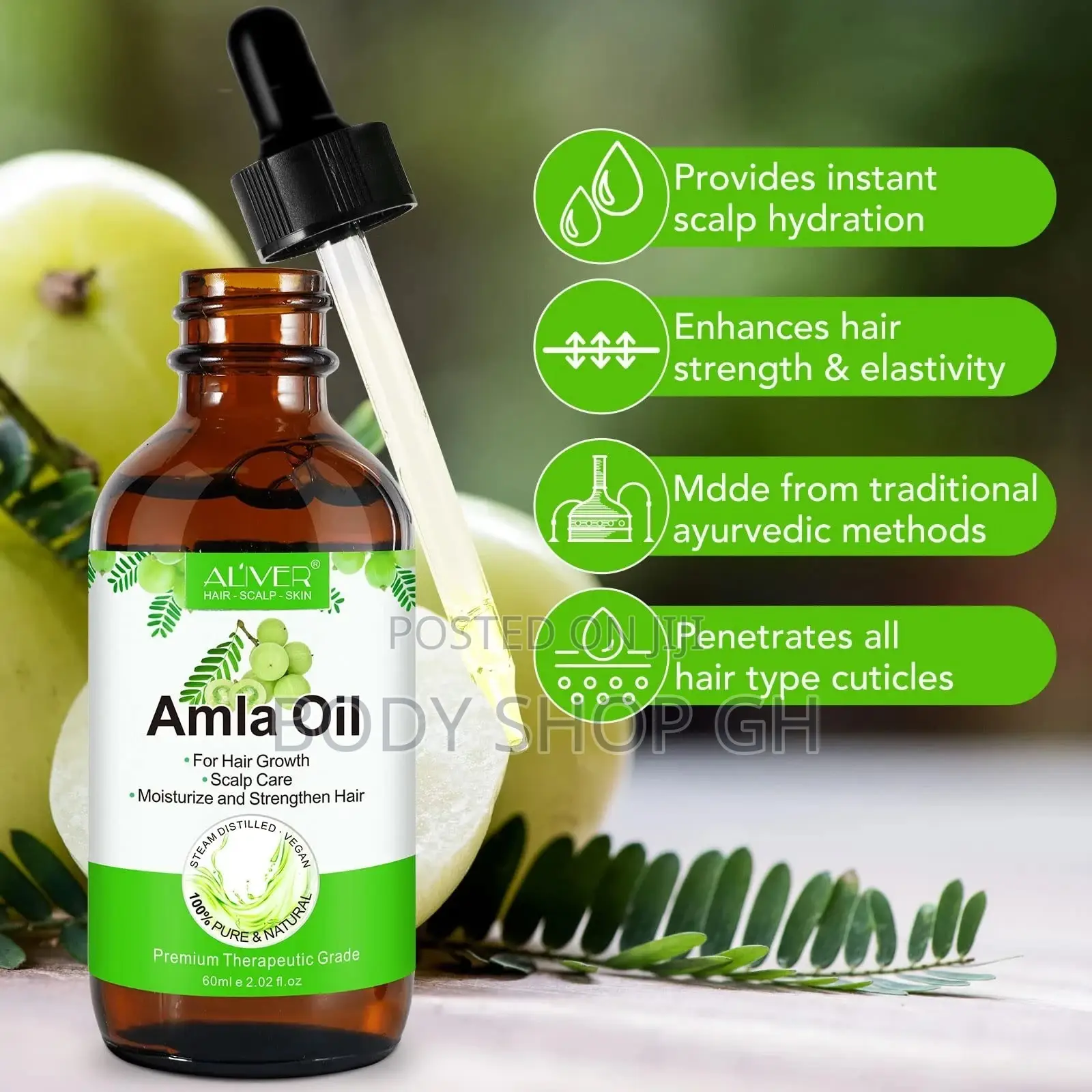 Cold Pressed Amla Oil for Hair Growth - Strengthen Hair