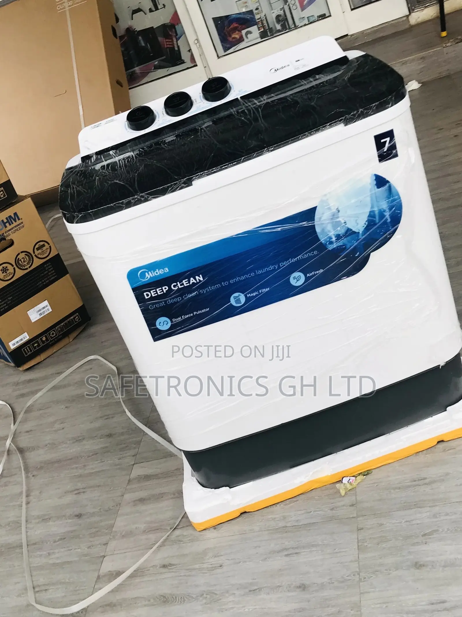 Midea 7kg Washingmachine Topload Semiautomatic Twintub 
