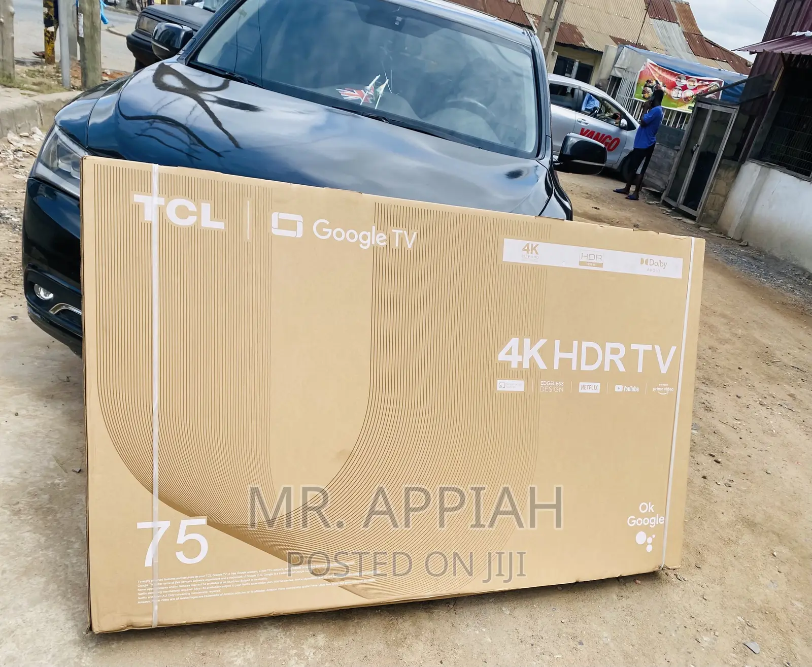 Unique Designed TCL 75P635 75 Inch HDR Led Tv(Black).