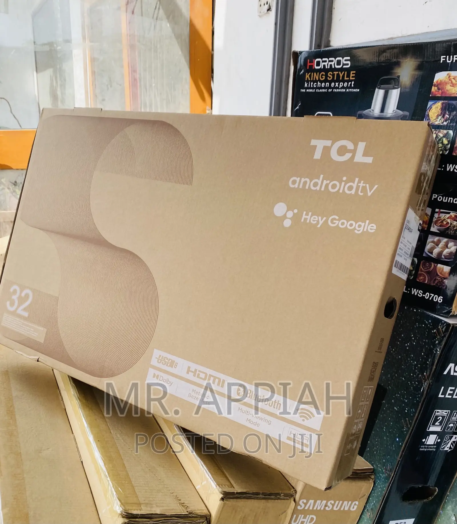 Highly Energy Saving TCL 32S5400 a 32” HDR Google Tv,Black