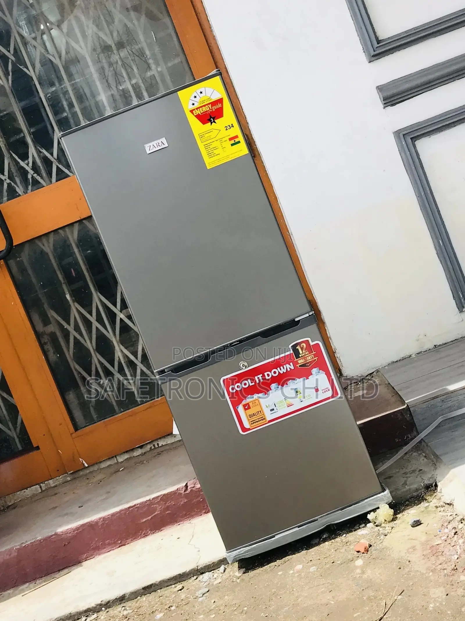 Zara-180bf Doubledoor Reliable Bottomfreezer Fridge