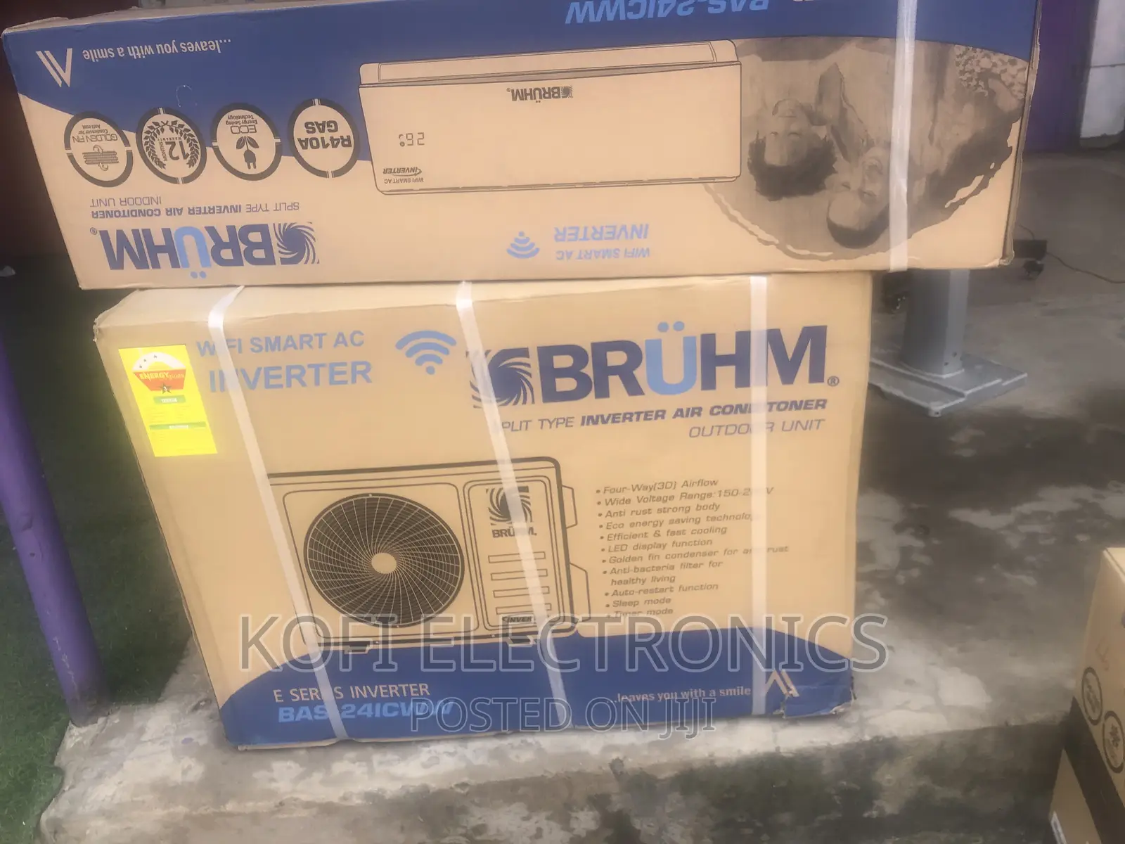 Bruhm 2.5HP Split Air Conditioner -Wifi Smart Inverter R410g