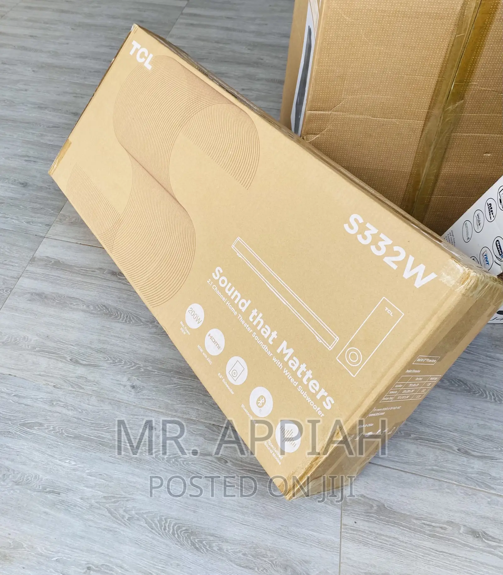 Latest TCL S332W Bluetooth Sound Bar System(Black)200watt.