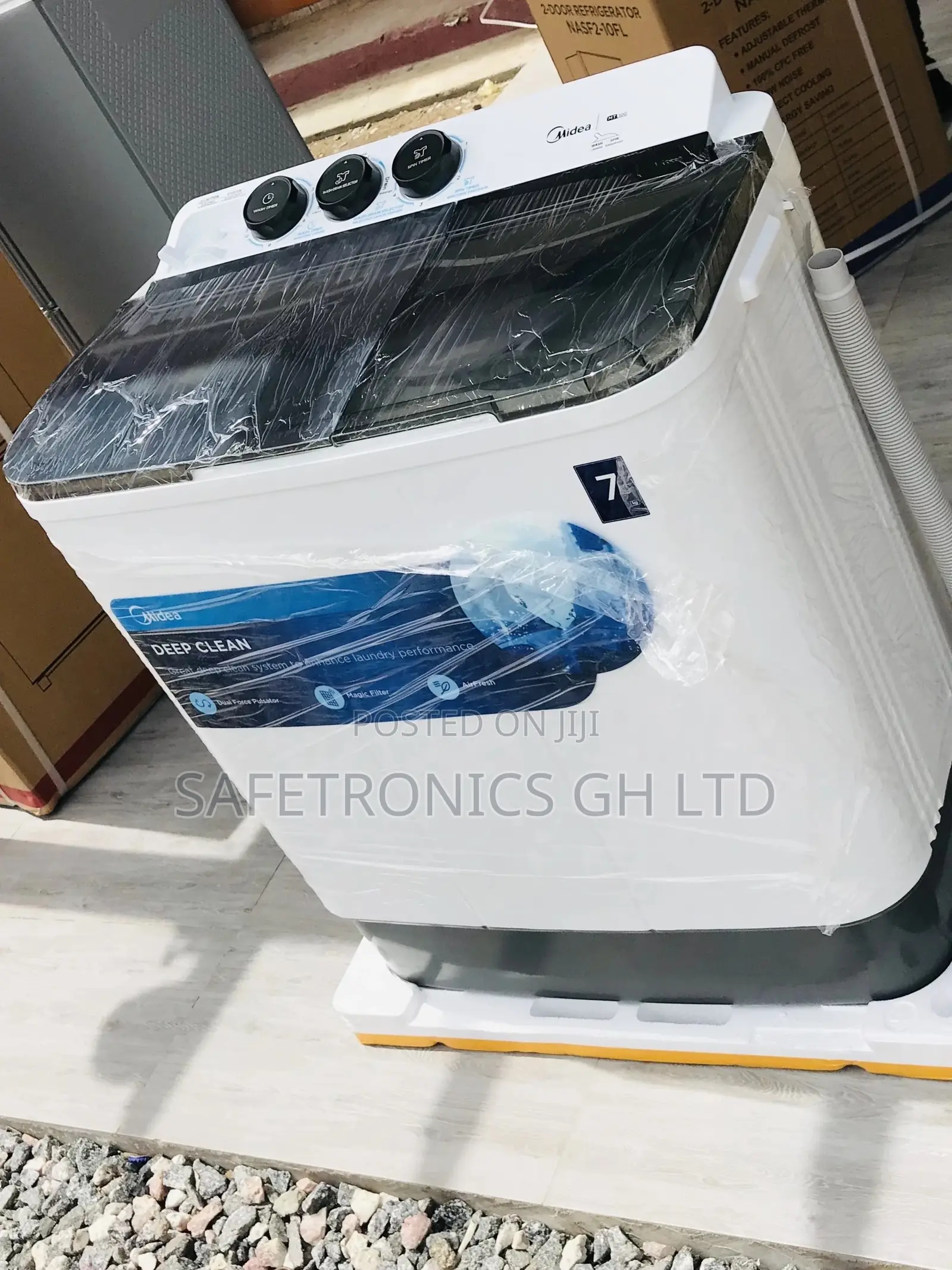 Semiautomatic Topload Midea 7kg Washingmachine Twintub