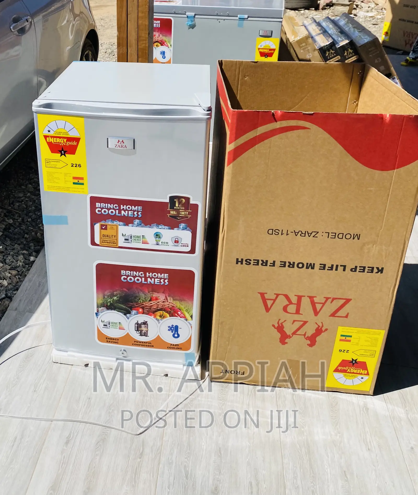 Super Chilling Zara 11SD Single Door Electric Table Fridge.