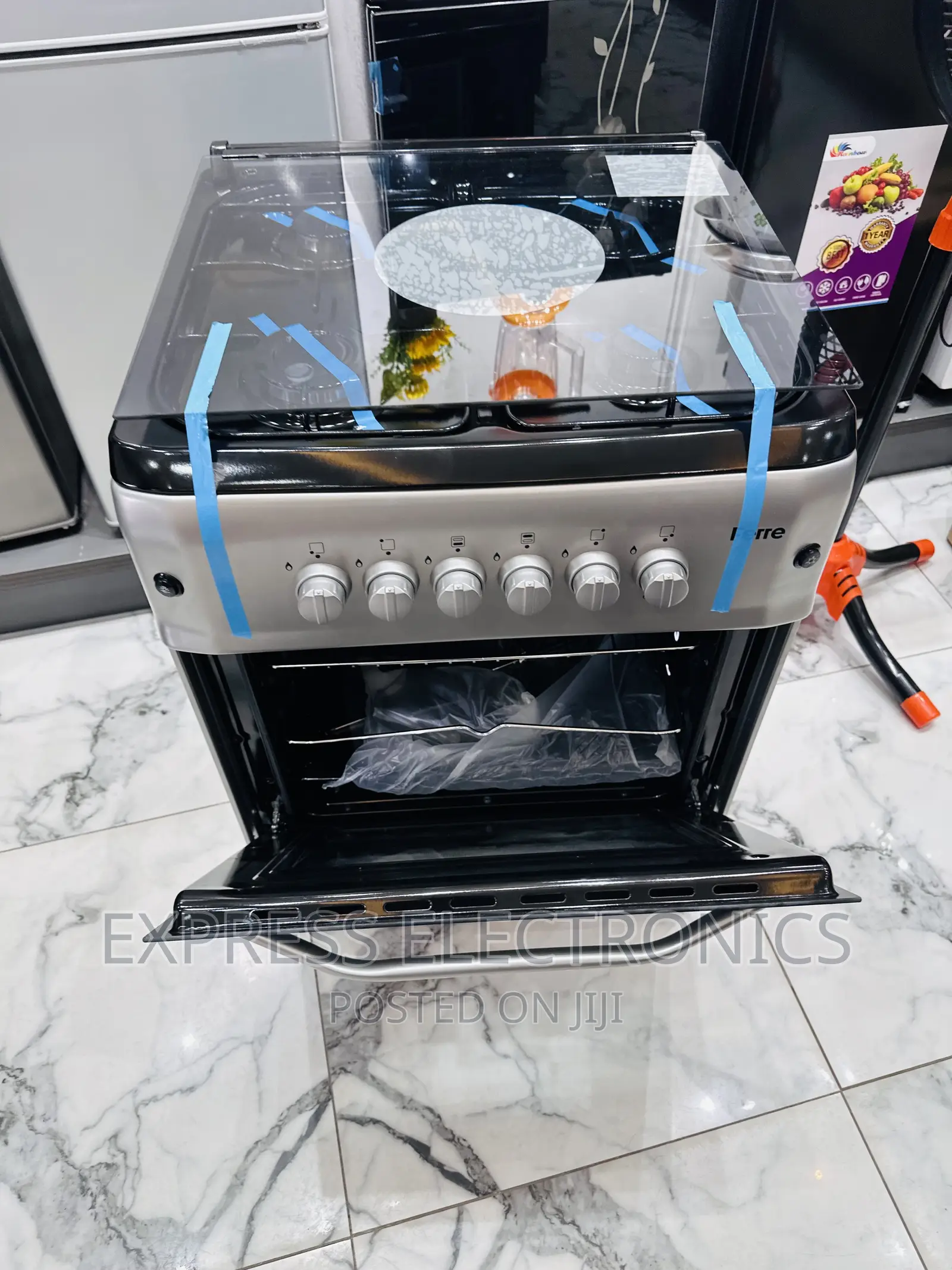 Shop the Best 60/60 Stove Grill 4burner New Line Sliver