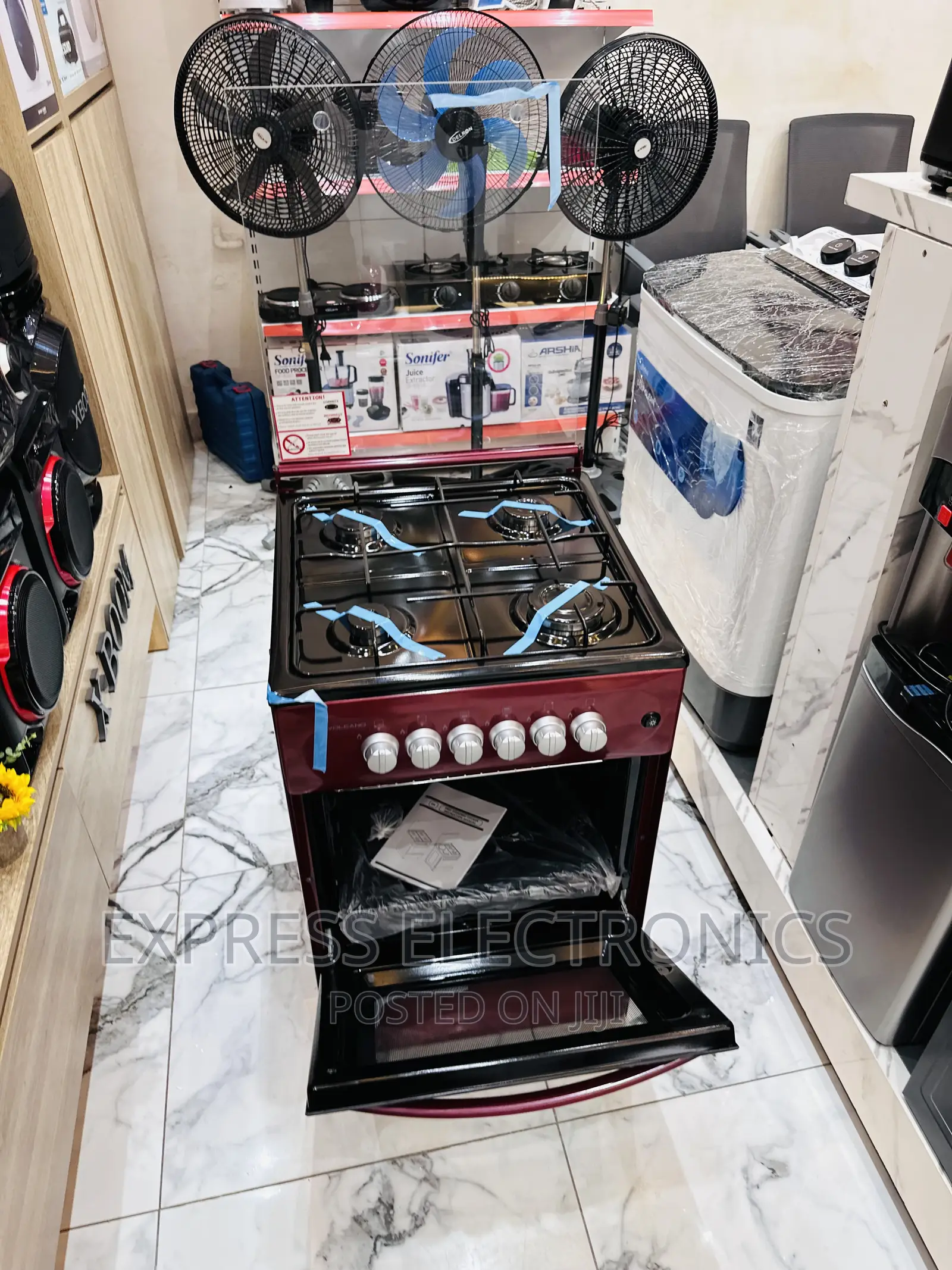 Shop the Best Red Gas Cooker Oven 4burner Stove