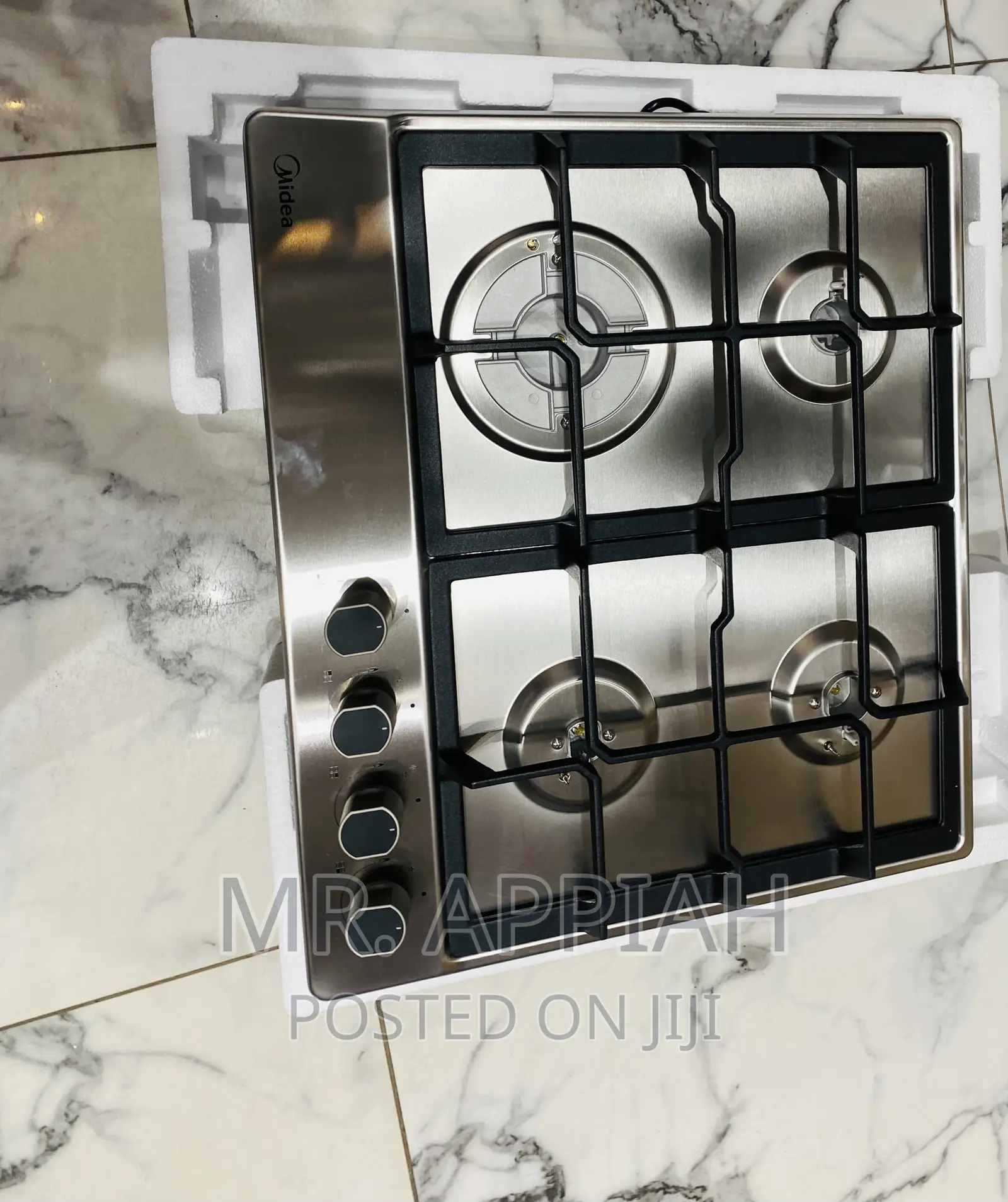 Highly Energy SavingMidea 4gas Built in Burner 60G40ME,Gray
