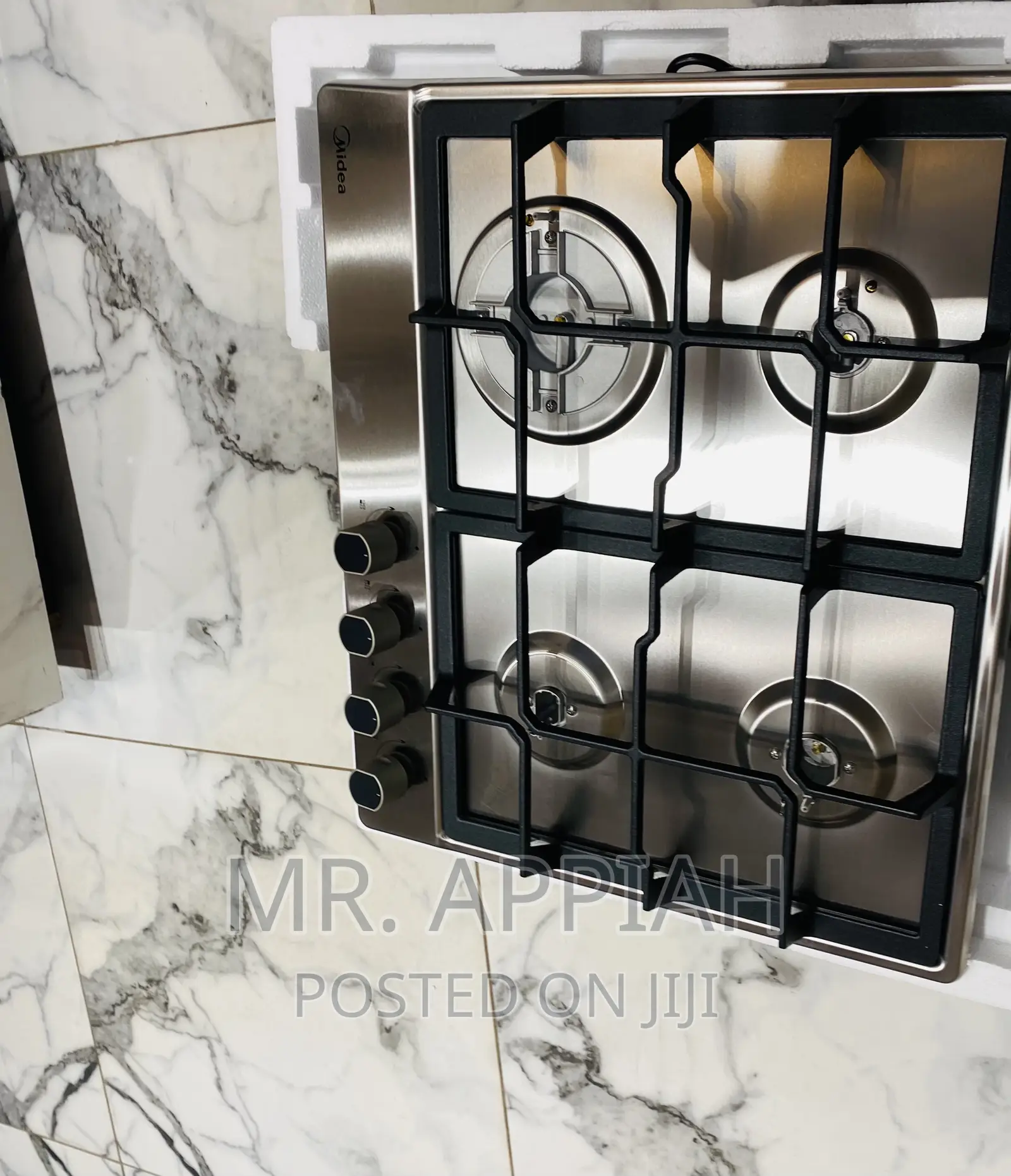 Adorable Midea(60G40ME)Built in 4 Gas Burner,Gray.