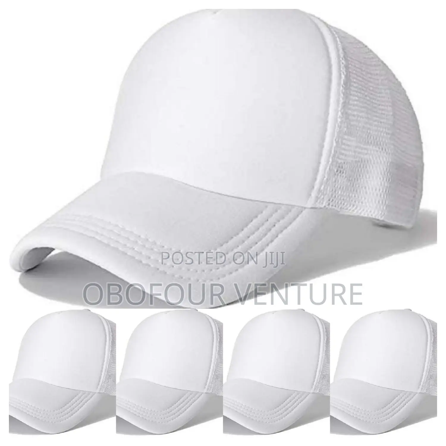 Mens Half Mesh Adjustable Trucker Cap Baseball Hat