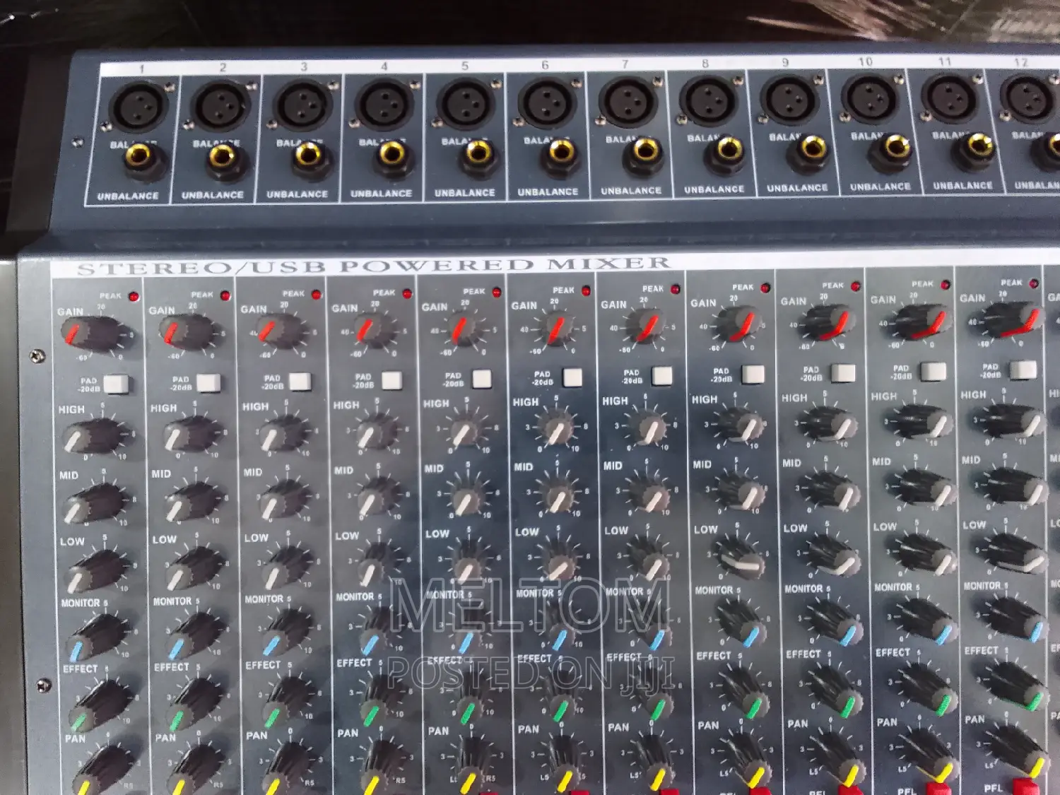Yamaha Ya1202usb 12channels Powered Amplified Mixer