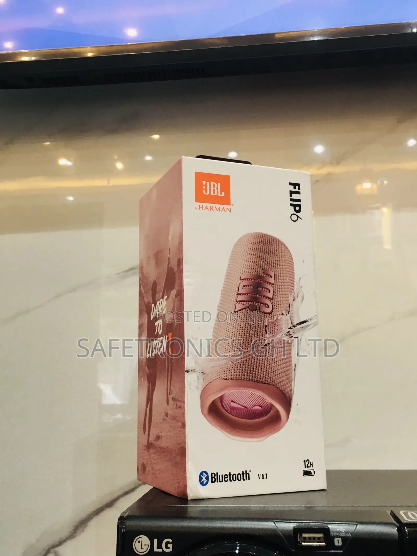 Flip 6 JBL Bluetooth Pink Wireless Essential Speaker