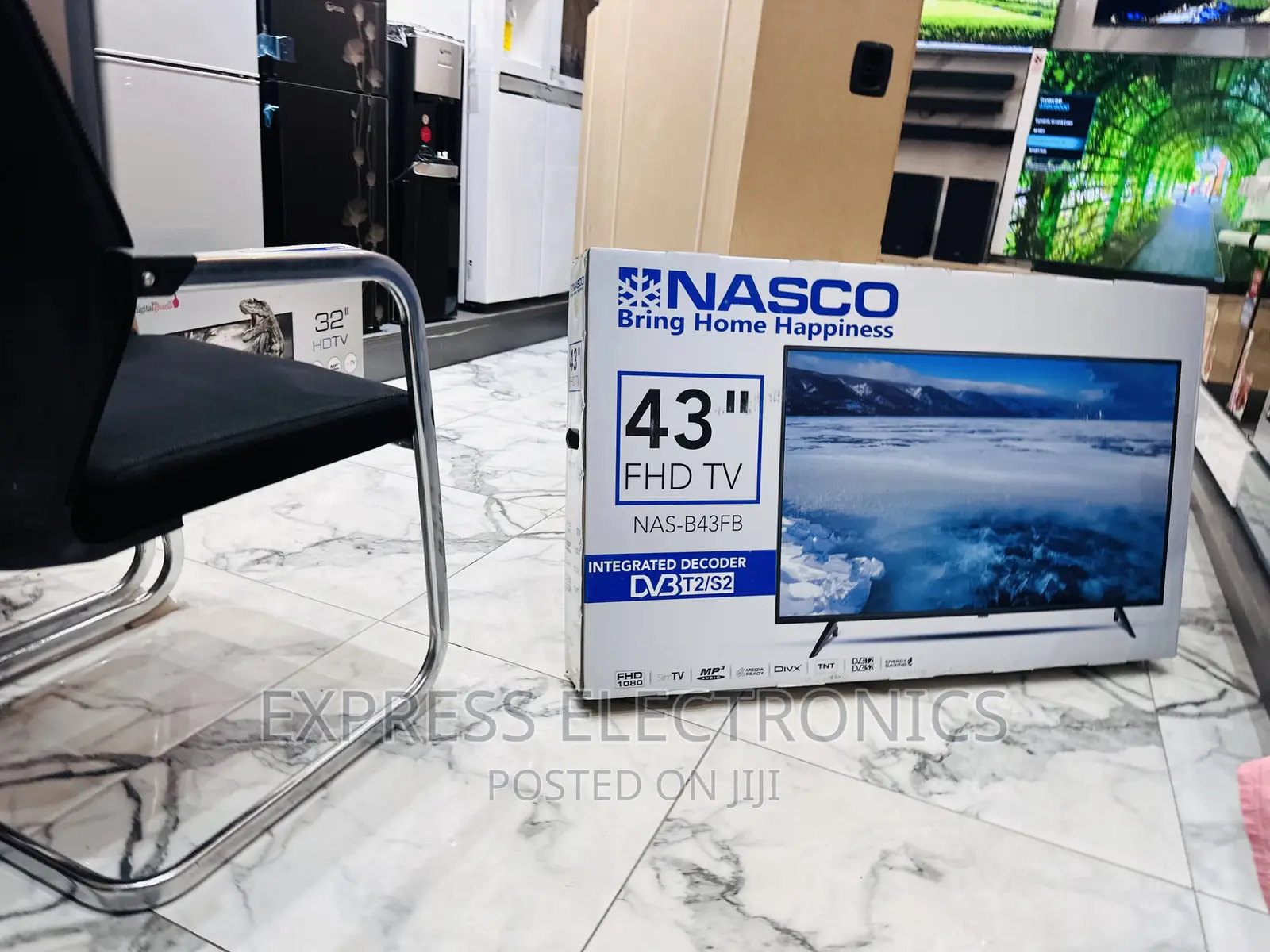 Unbelievable Price Nasco 43”FHD Satellite Tv 