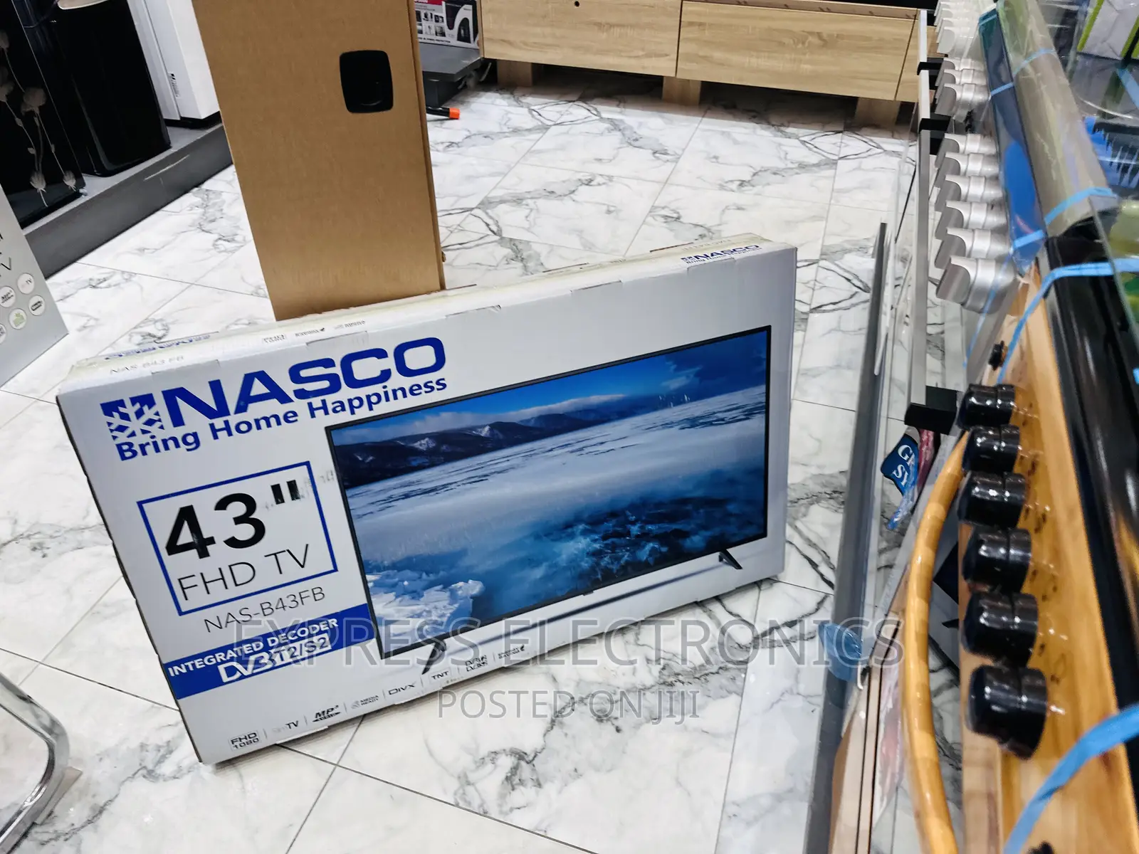 Unbelievable Price Nasco 43”FHD Satellite Tv 