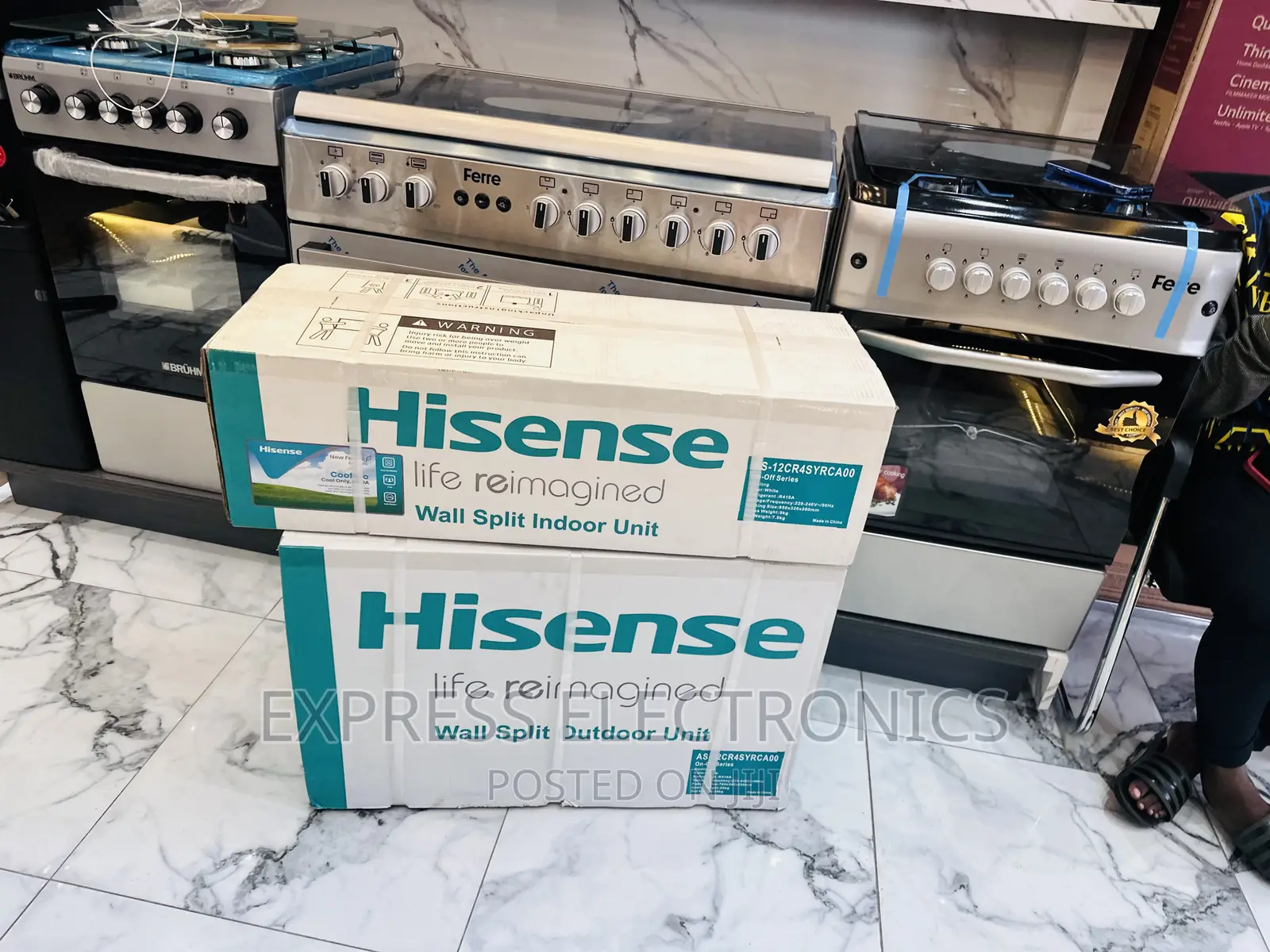 Airchill Supreme Split R410 Has Ac Hisense 2.5hp