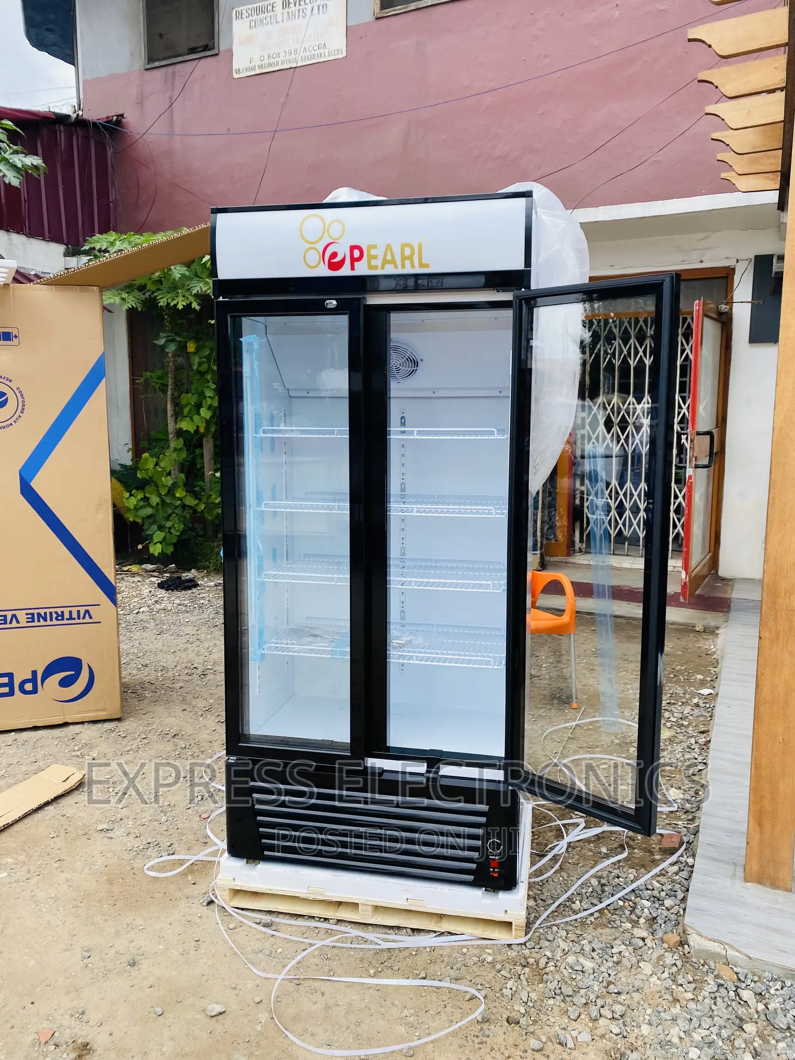 Grab Your Favorite  PVC —622-2b Pearl Display Fridge