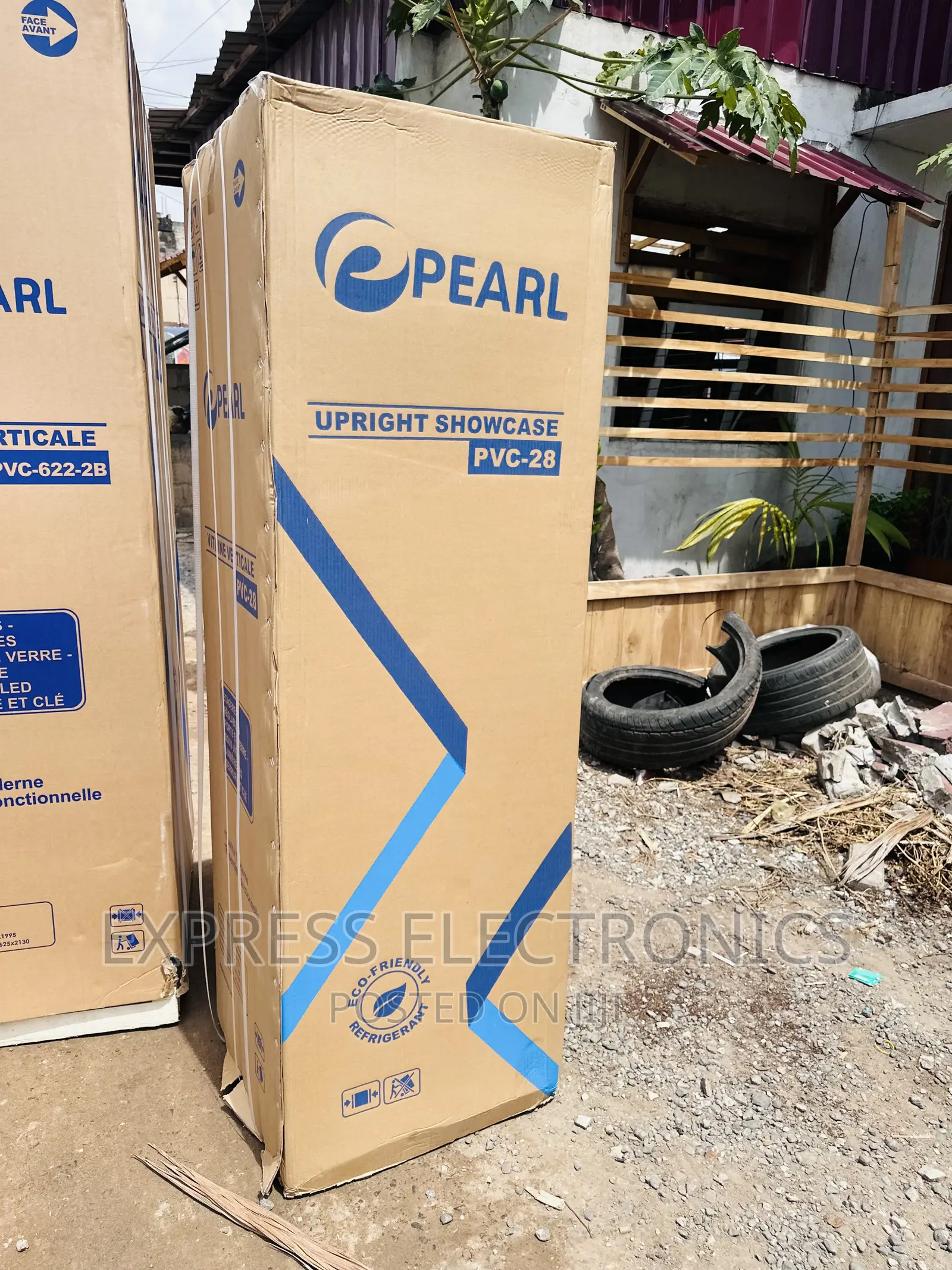 Fully Automatic Operation Display Fridge Pearl PVC-28
