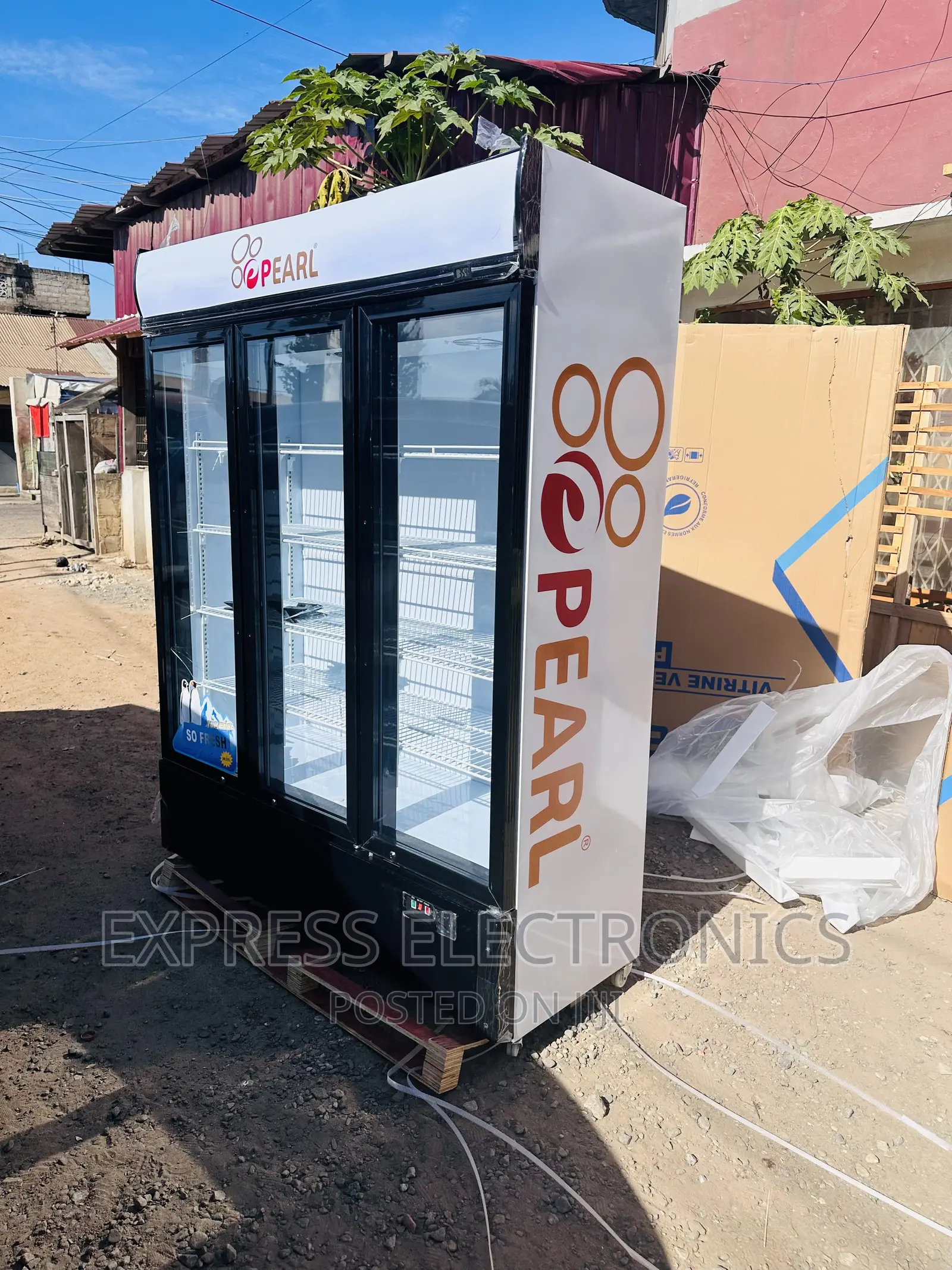 Pearl 3durable Doors Display Fridge Pearl PVC-150