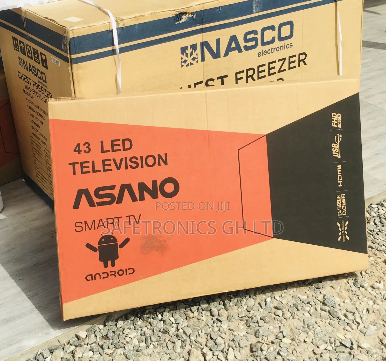 Lastest 43 Inches Glossy Asano Black Digital LED Smart Tv