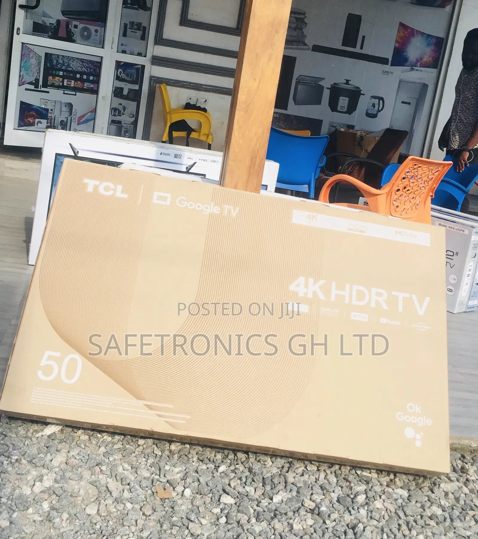 50 Inches Glossy LED Smart HDR TCL P635 Black Tv