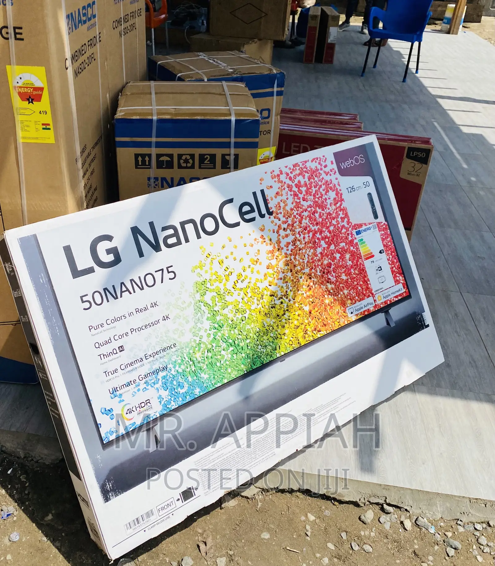Well Designed LG 50 Inch 50NANO756 HDR Smart Nanocell Tv