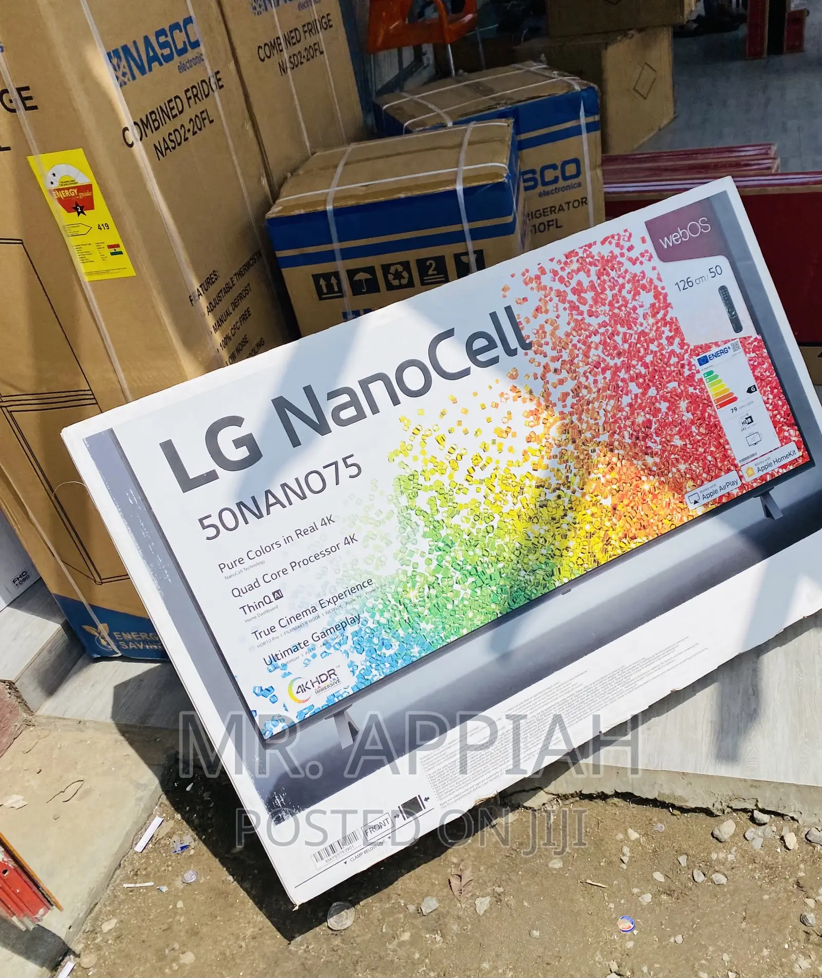 Well Designed LG 50 Inch 50NANO756 HDR Smart Nanocell Tv