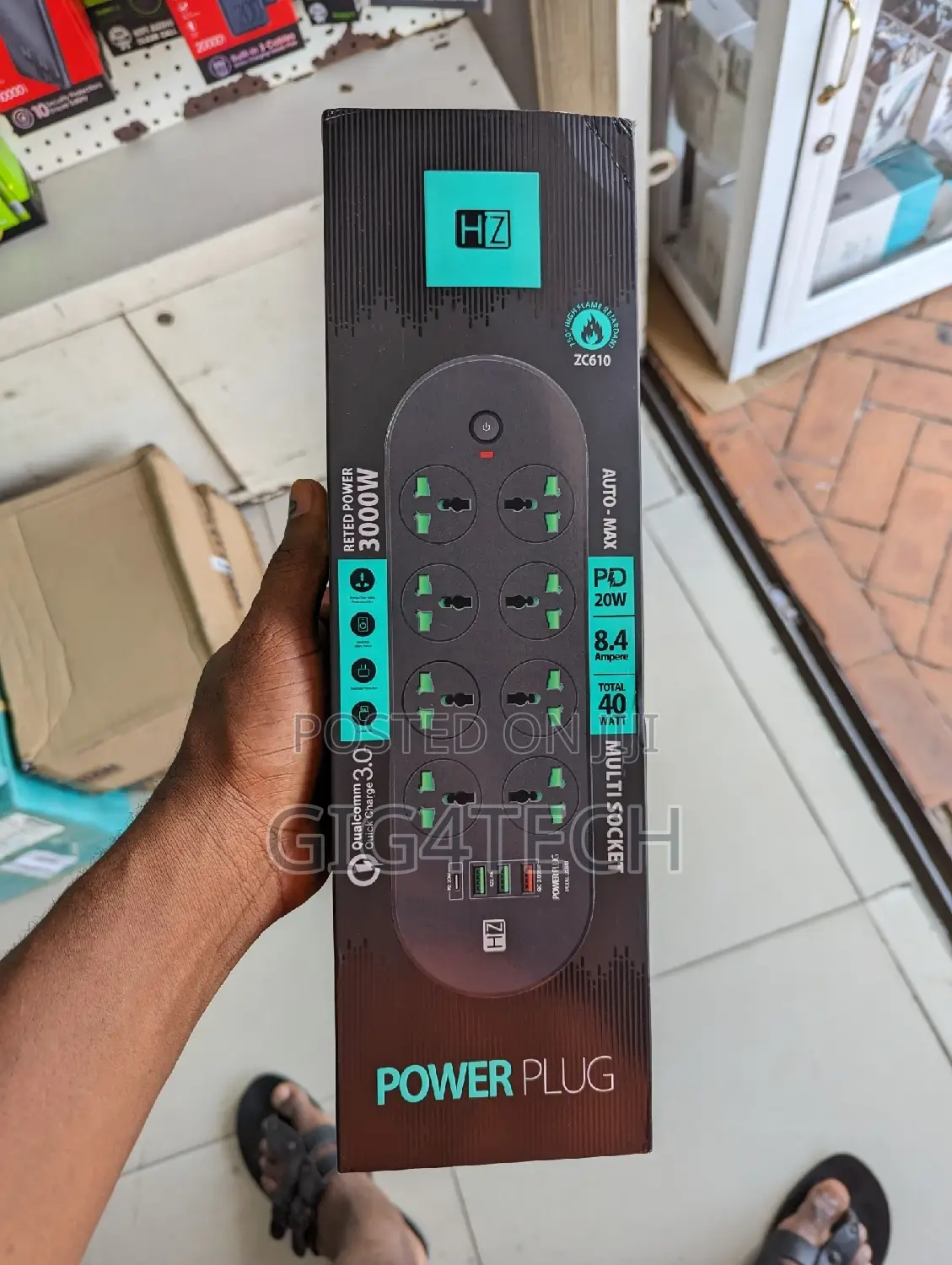 Heatz Power Plug Zc610 Multi Socket