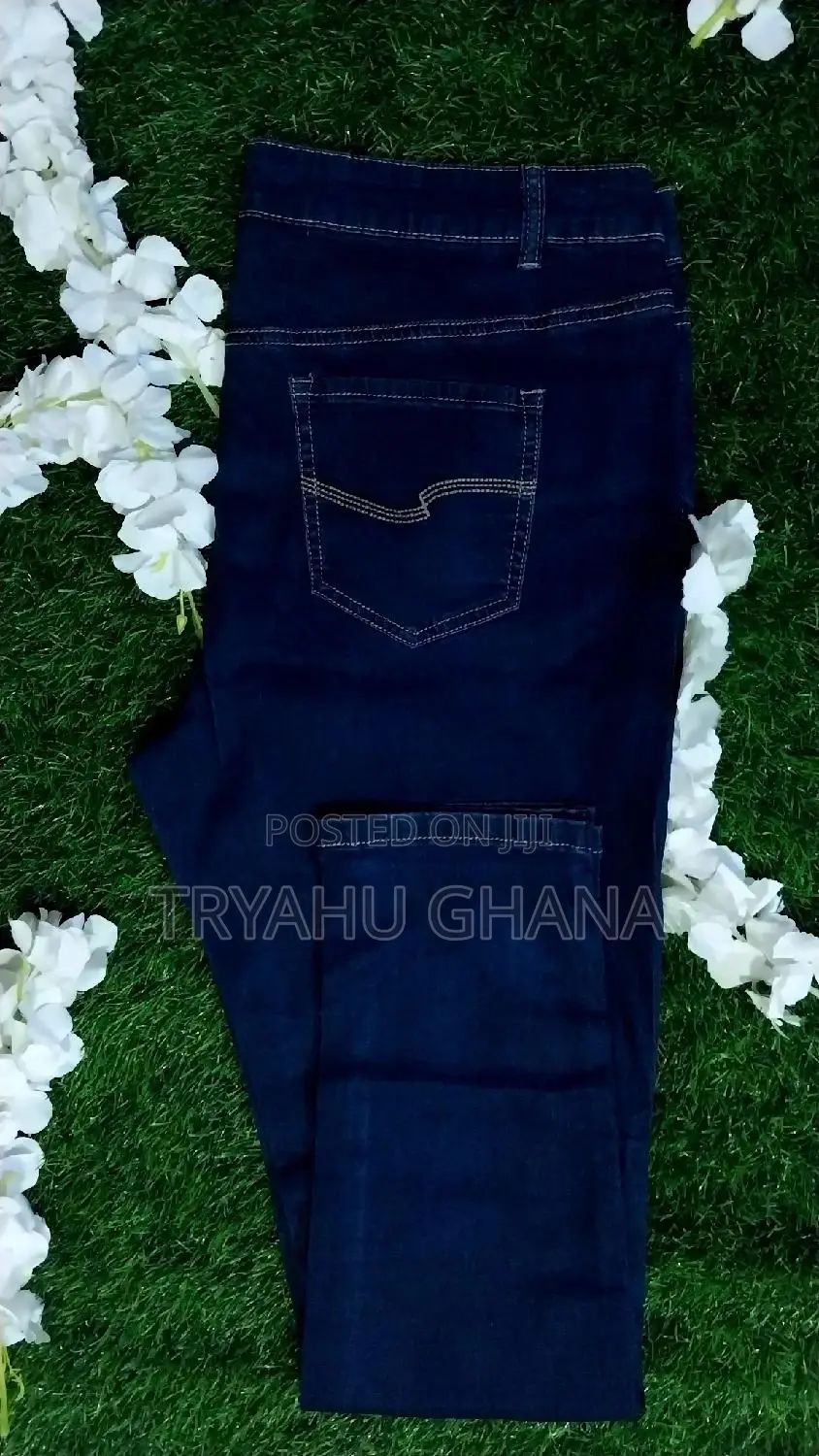 New Original Deep Blue Men's Jeans Size 36 Only