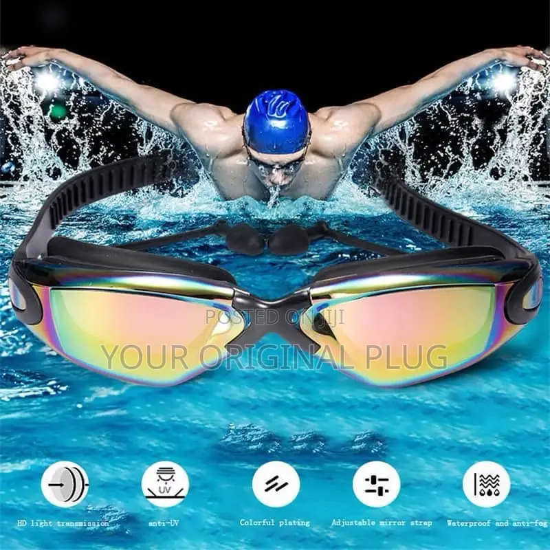 Swimming Goggles, Anti Fog,Uv Protection, Assorted Colors.