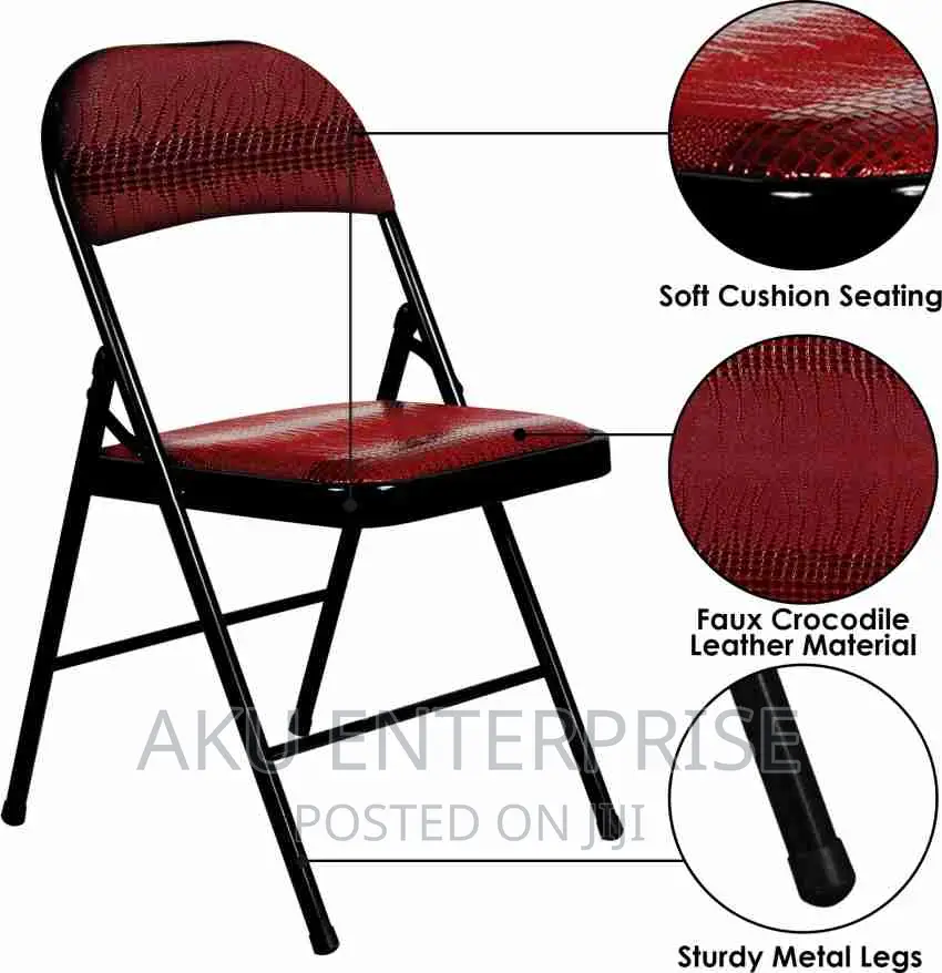 Foldable Red Chair