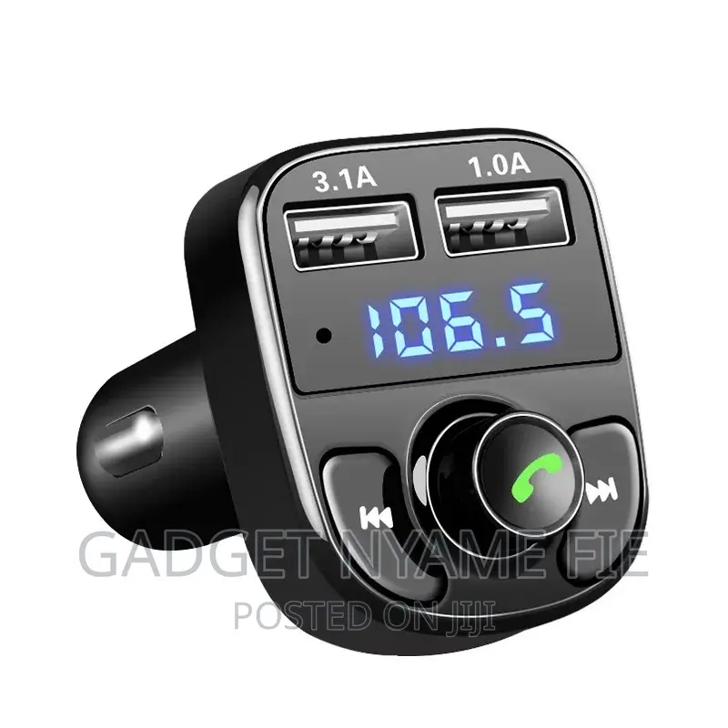 Car Phone Charger + Bluetooth Player + Pen Drive Player
