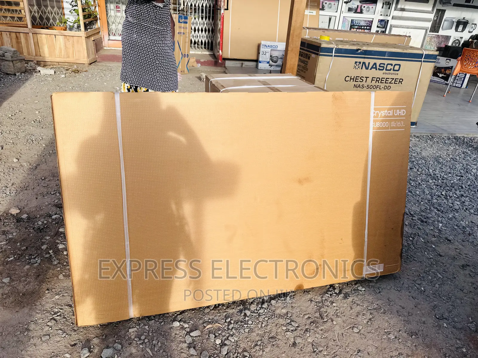 Crystal Processor With UHD Upscaling Samsung 65”Bu8000