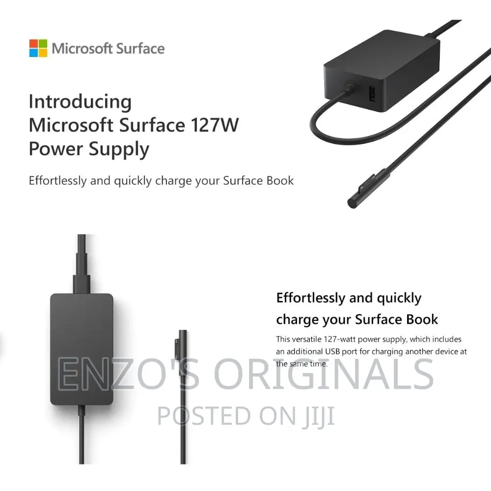Surface Laptop Studio And Surface Book 3 Charger 127watt