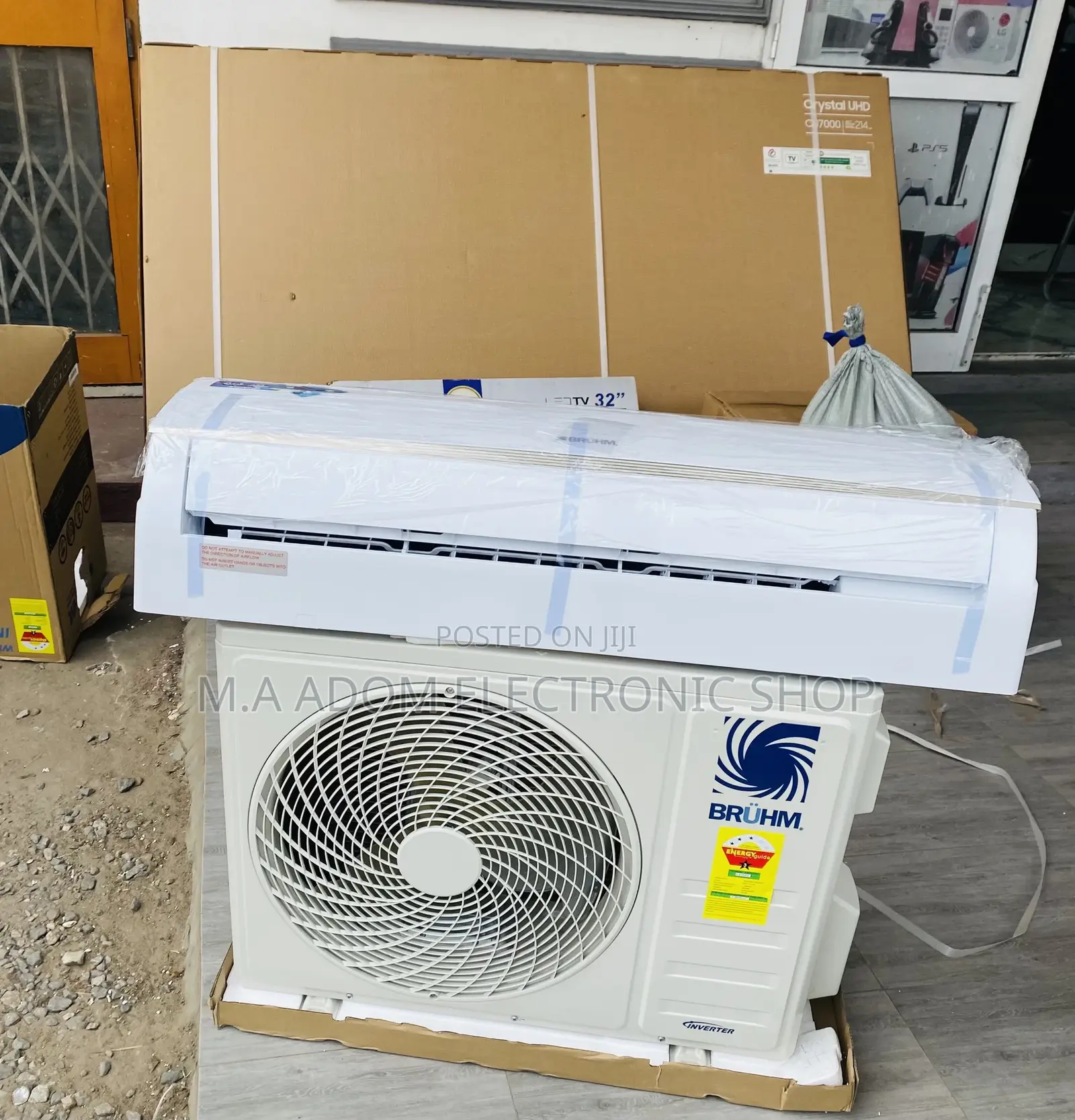 Super Cooling Bruhm 2.5hp Split Type Air Conditioner(White).