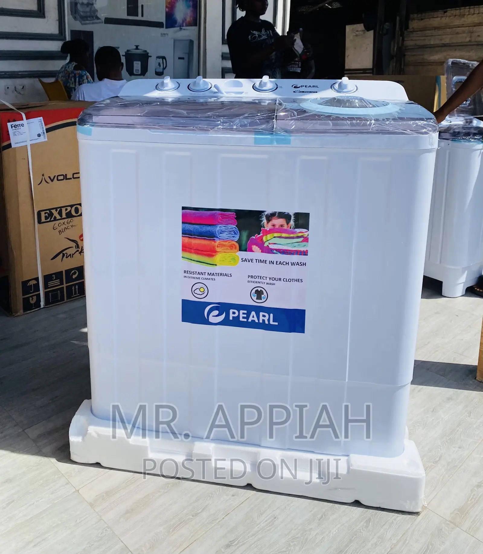 Shop Adorable Pearl 12kgElectric Washing Machine + Spin/Dry