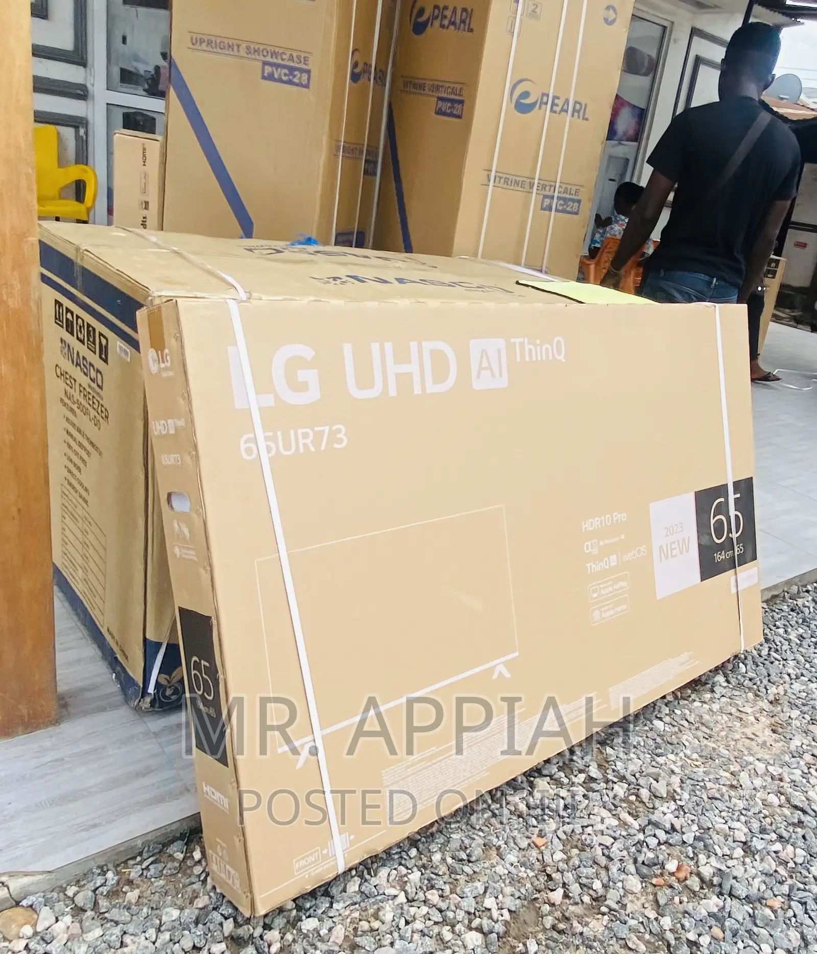 Original LG 65 Inch(65ur73)Electric Uhd Smart Tv(Black).