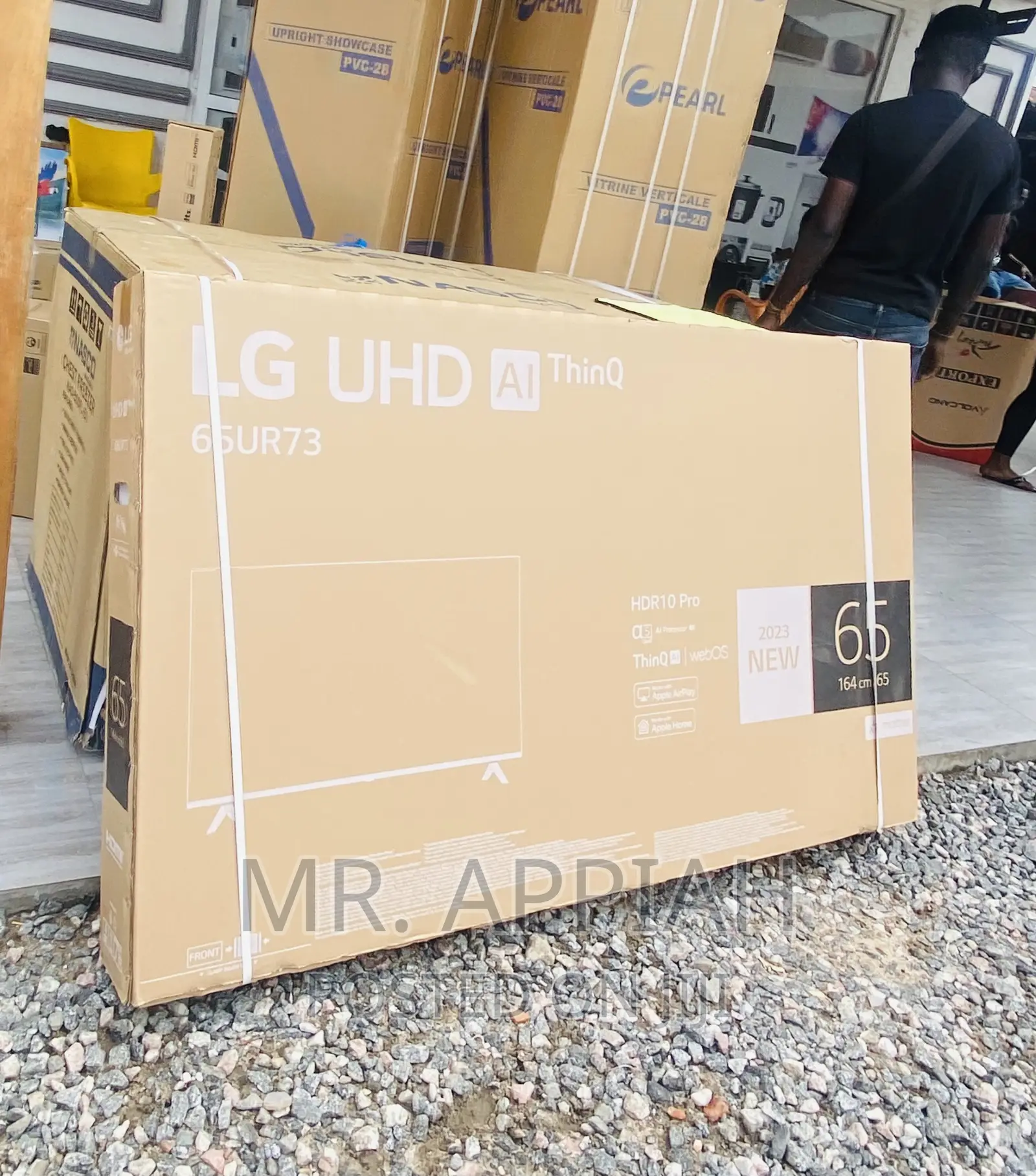 Original LG 65 Inch(65ur73)Electric Uhd Smart Tv(Black).