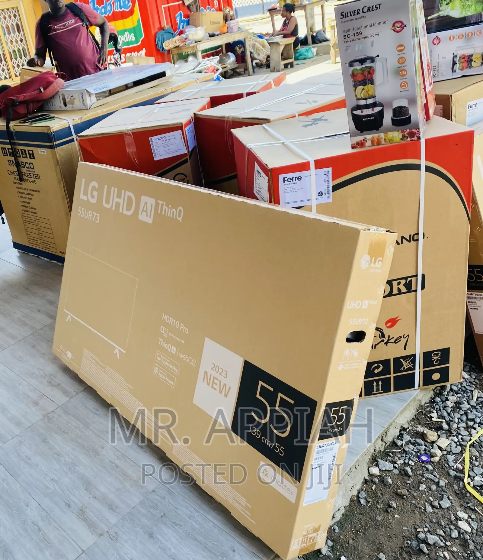 Brand New Lg 55ur7300 55” Electric Uhd Led Tv(Black).