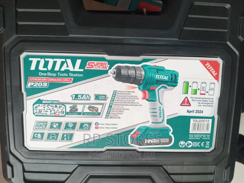 Total Cordless Impact Drill 20v