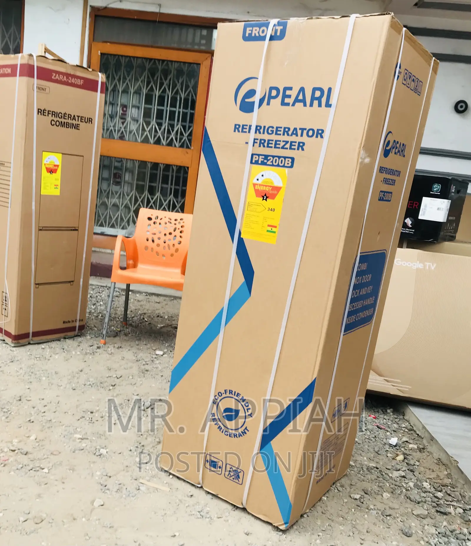 Super Chilling Pearl PF-200B 2 Door Refrigerator(Gray) 