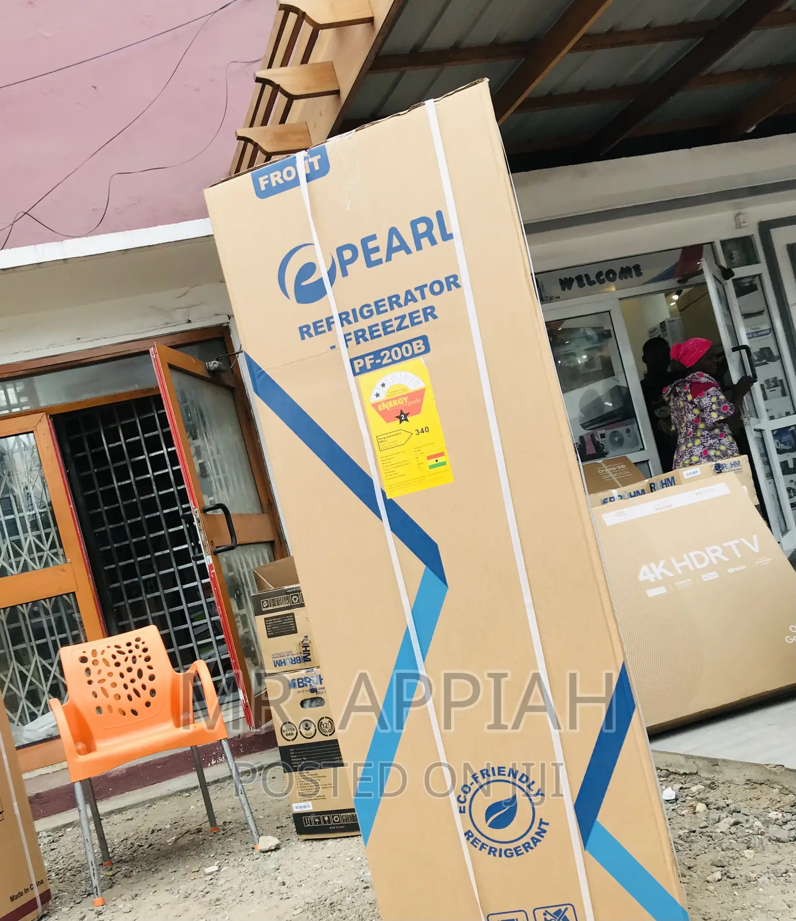 Super Quality Pearl PF-200B 2 Door Refrigerator(Gray) 