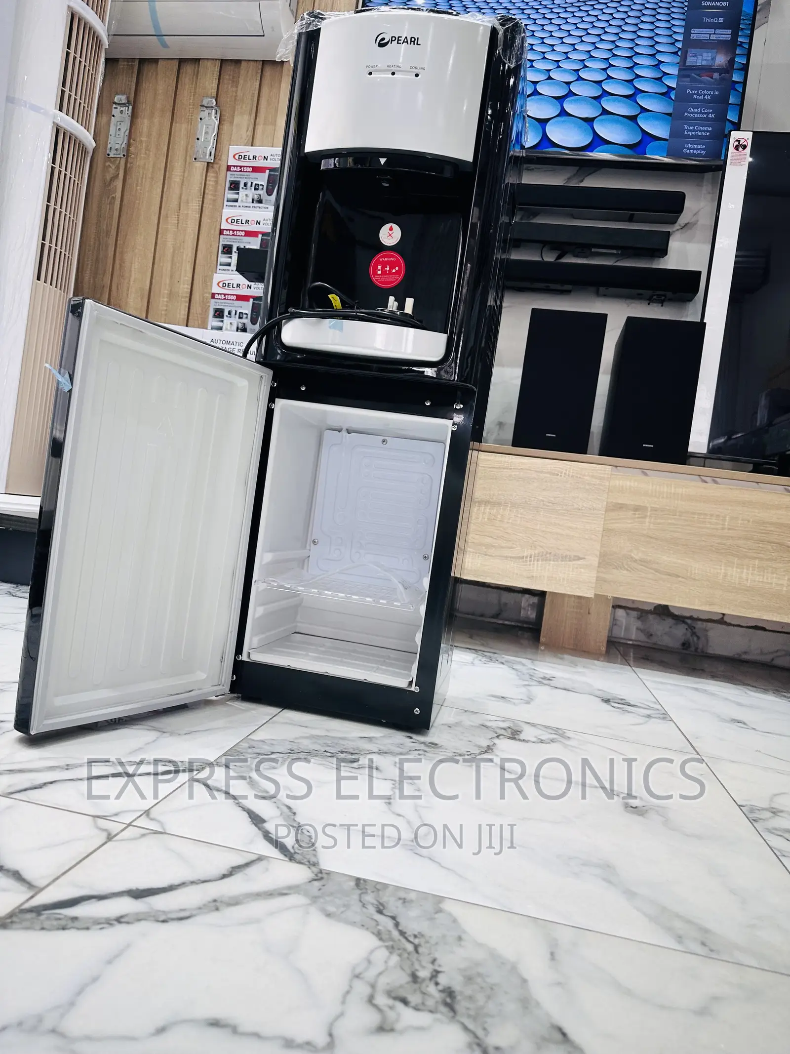 Authentic Black With Fridge Pearl PWD -2008 Dispenser
