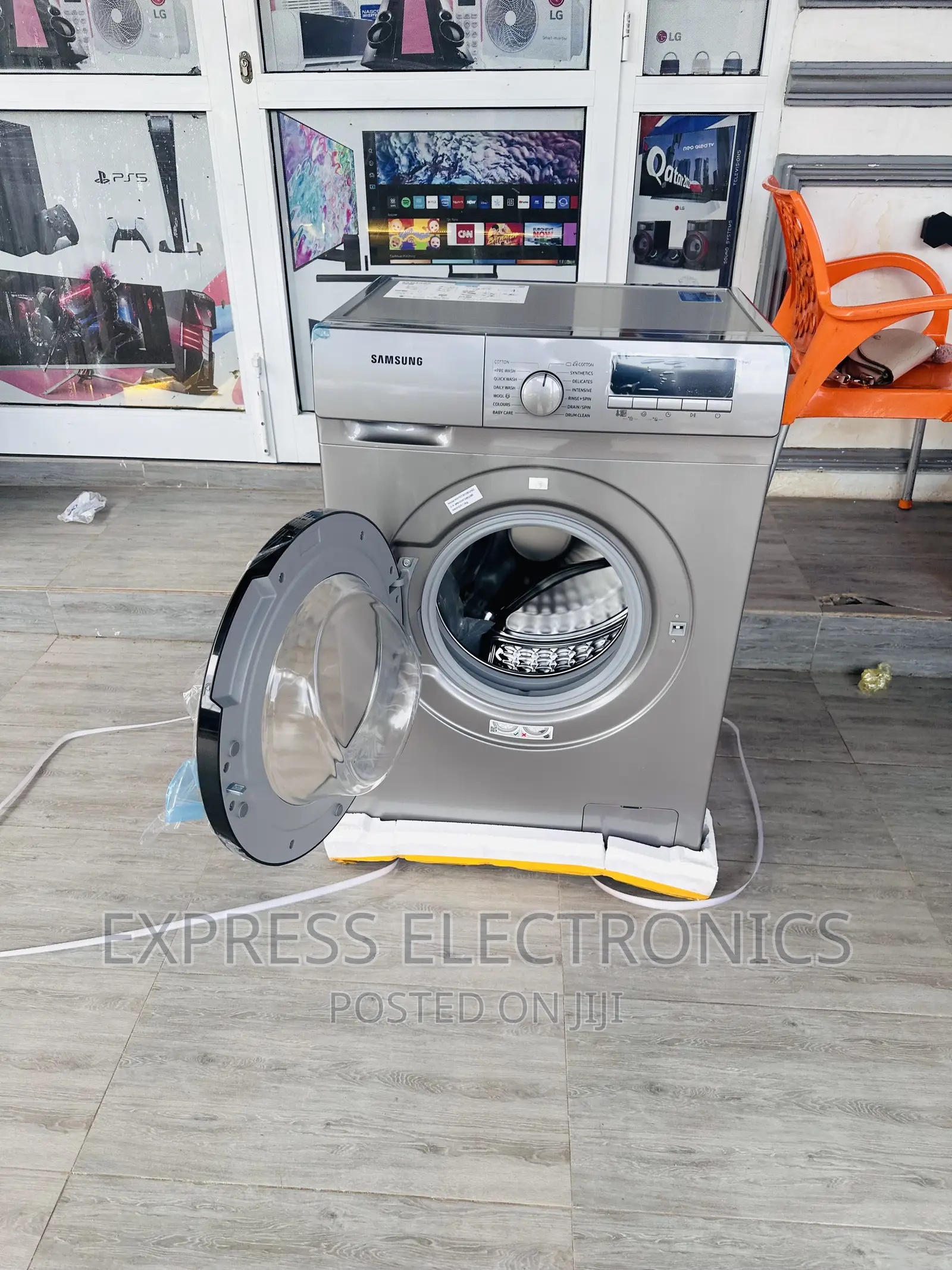 Perfect  Sleek Grey WM 7kg Topload Samsung